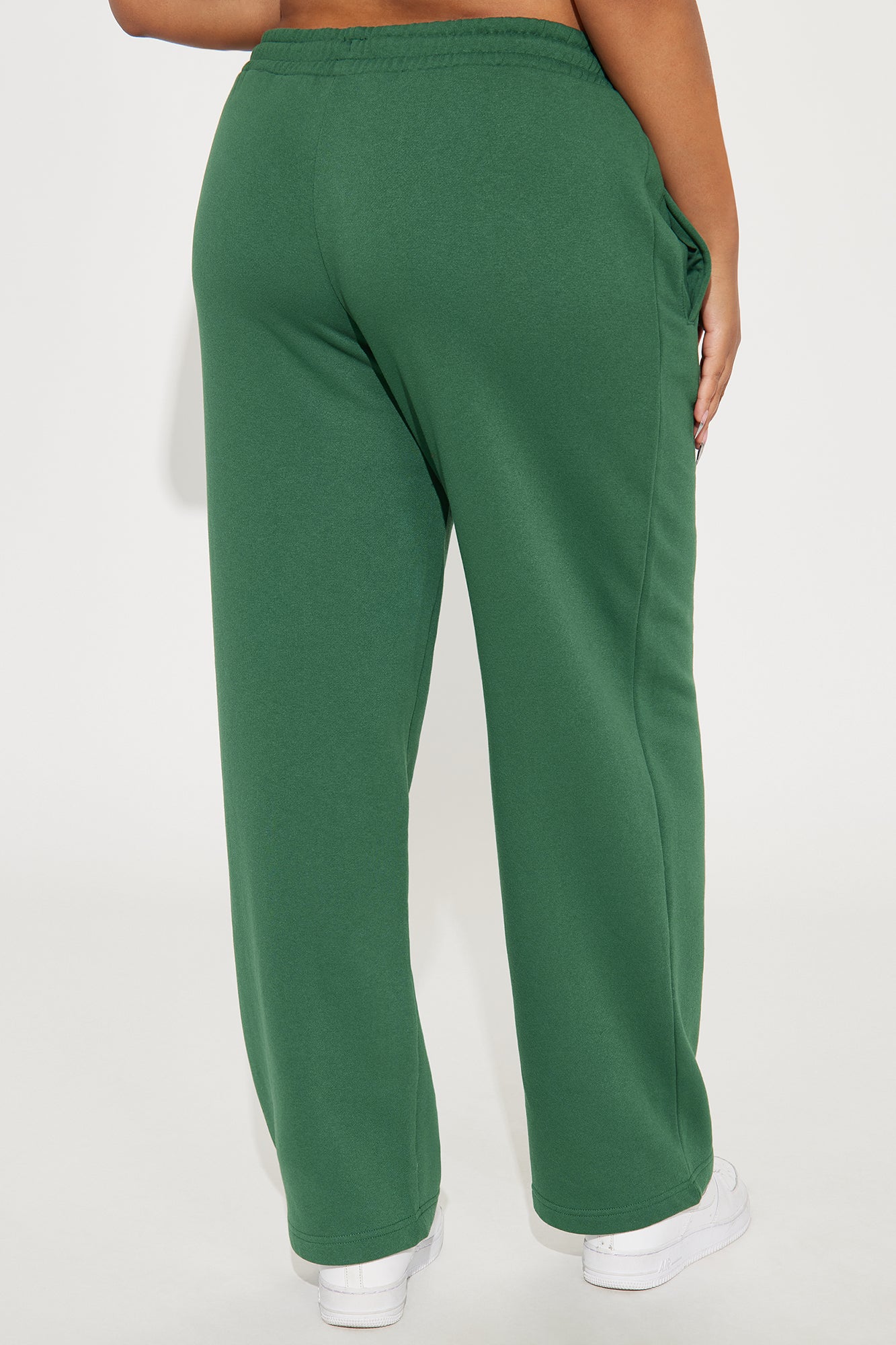 Von Dutch Washed Wide Leg Pant - Hunter Green - Image 8