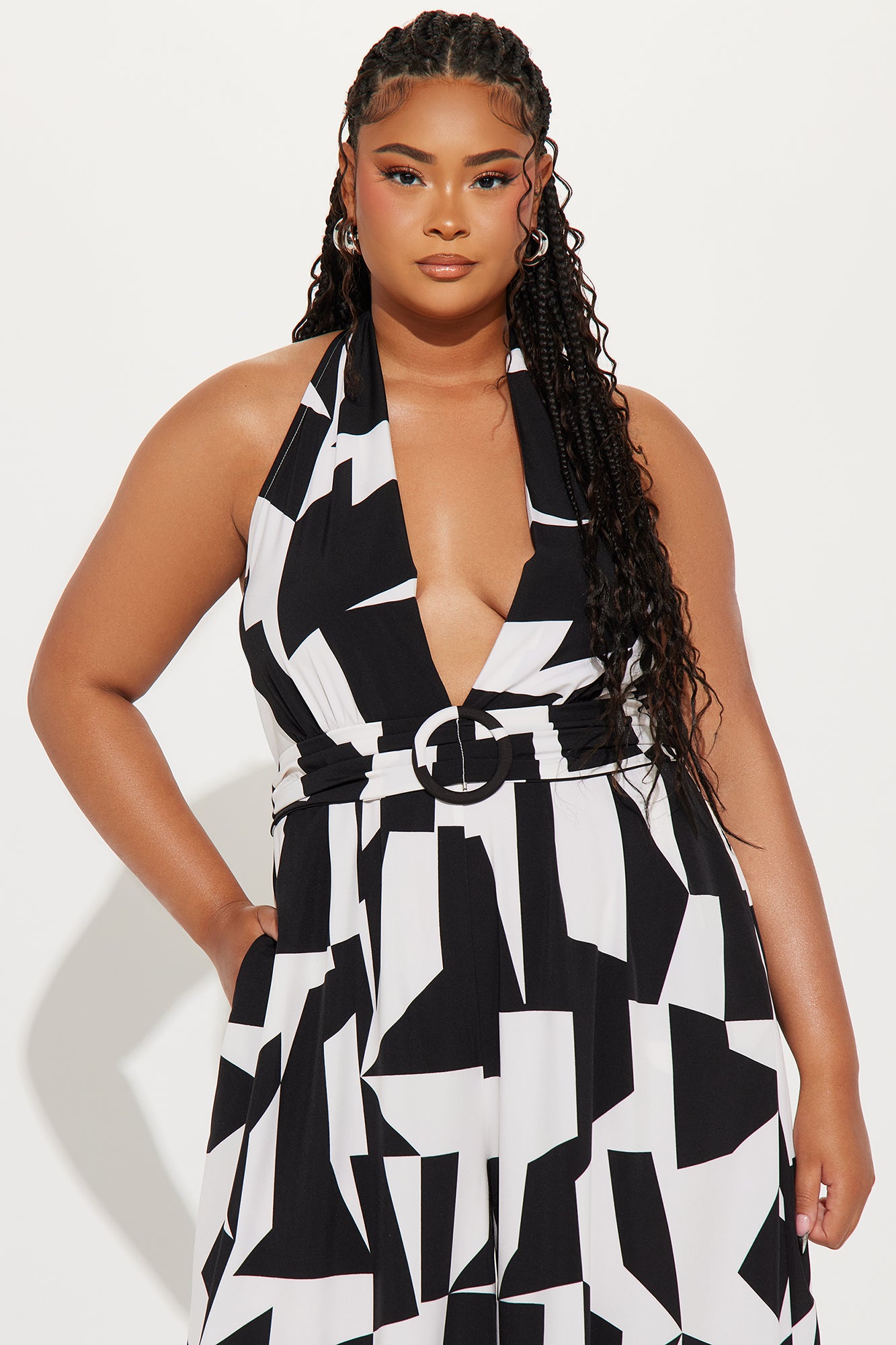 Daniella Printed Jumpsuit - White/combo - Image 5