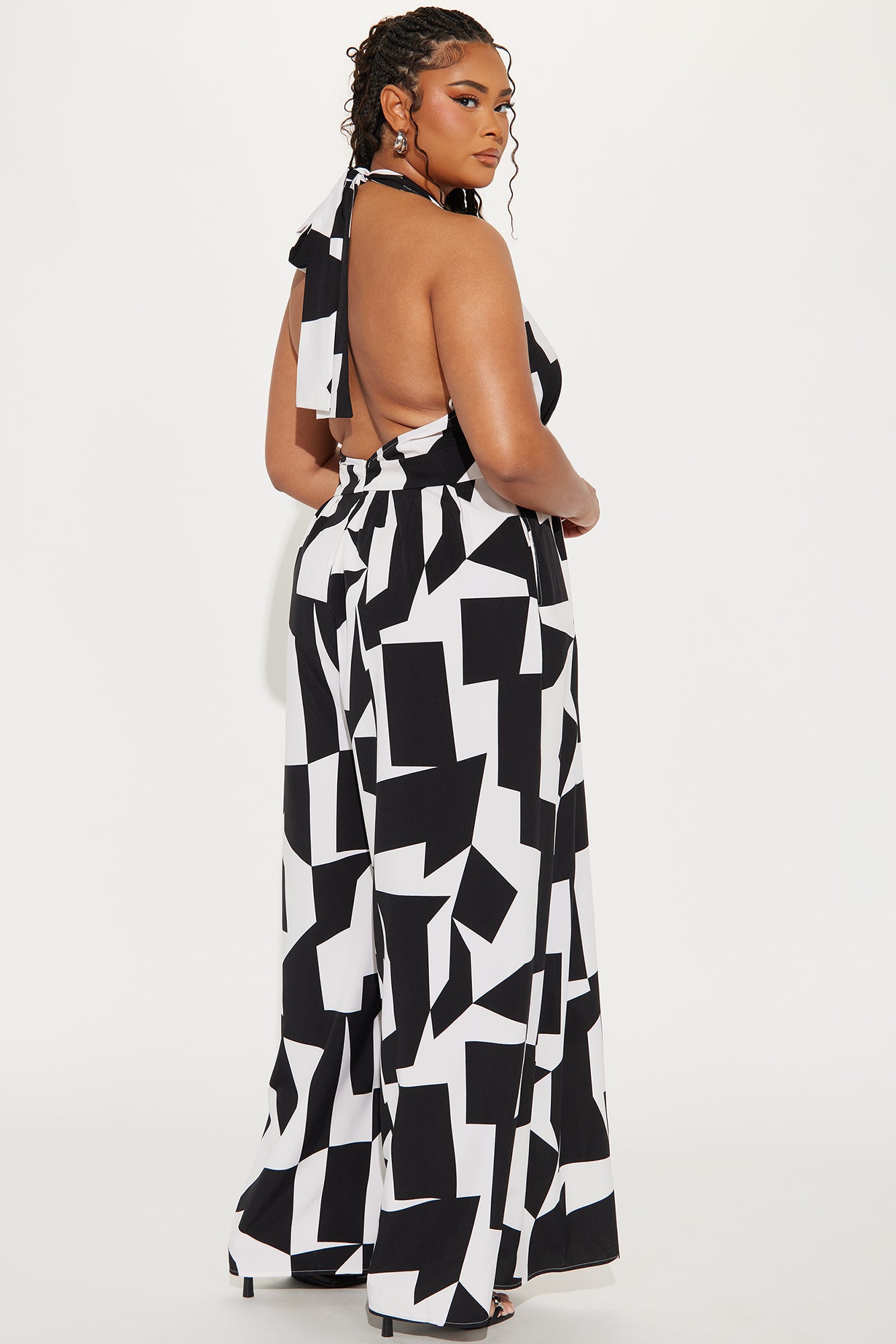 Daniella Printed Jumpsuit - White/combo - Image 6