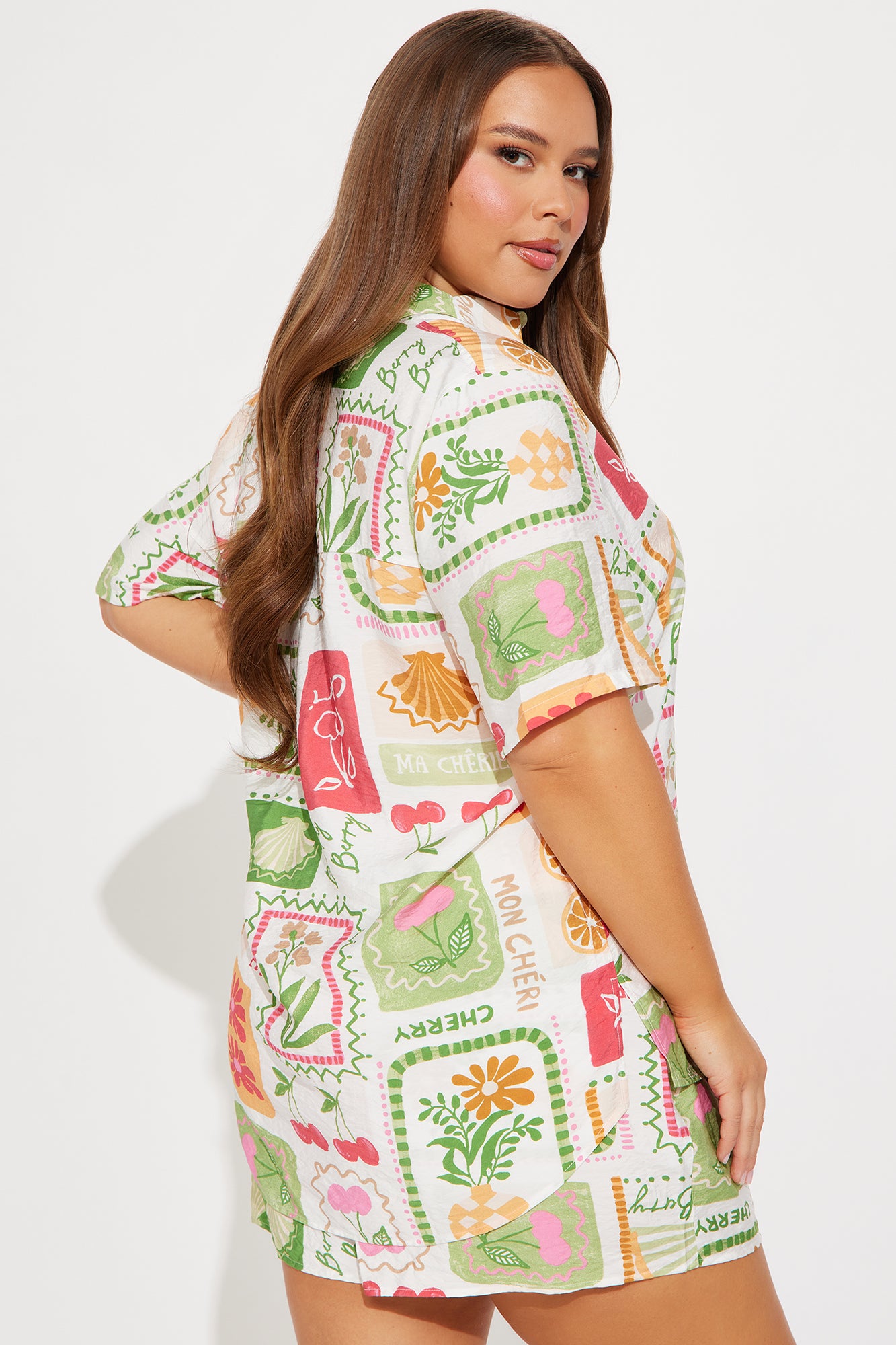 Tropical Dreams Short Set - Multi Color - Image 7