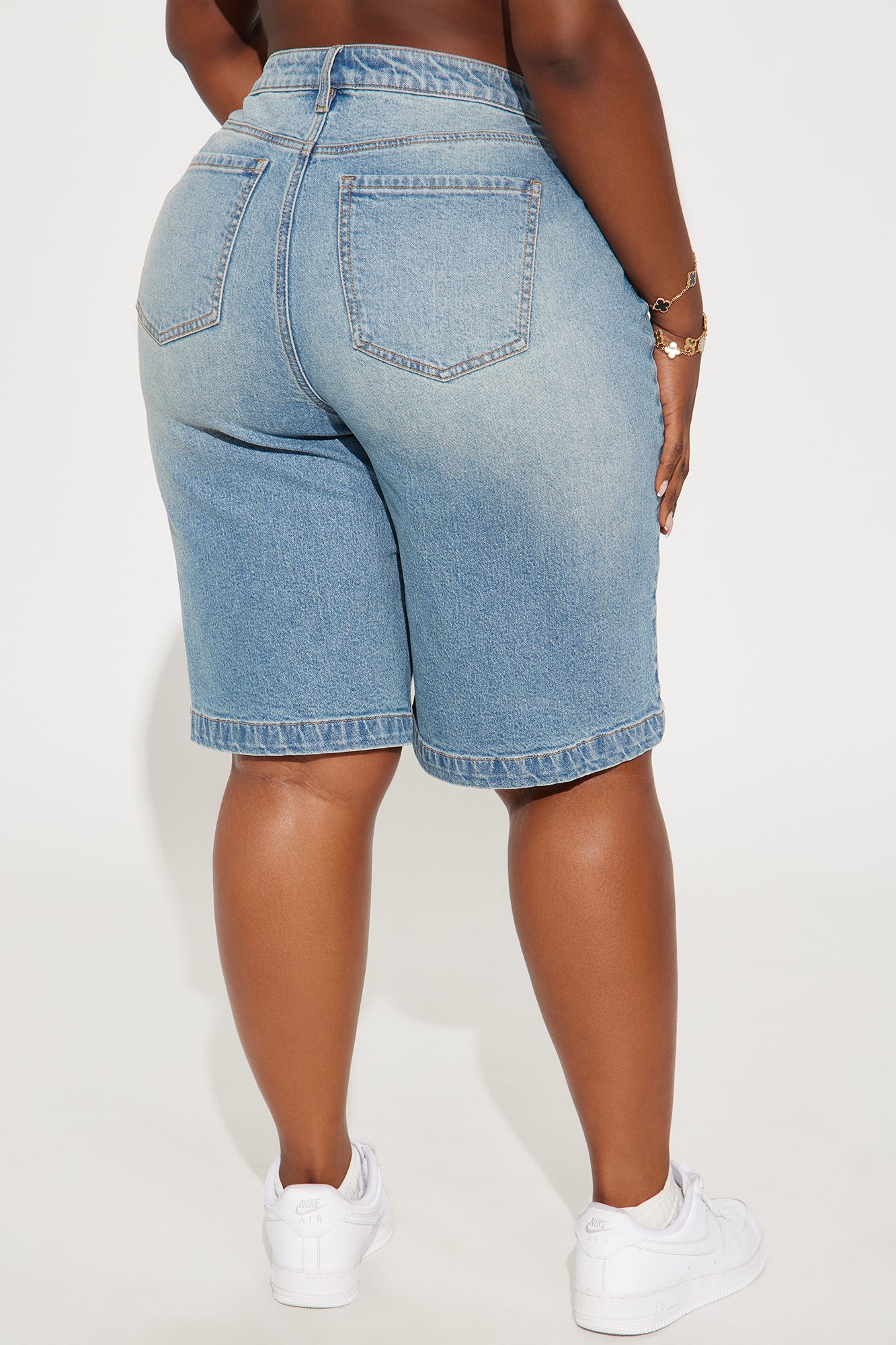 Mackenzie Drop Waist Denim Jort - Vintage Wash - Image 6
