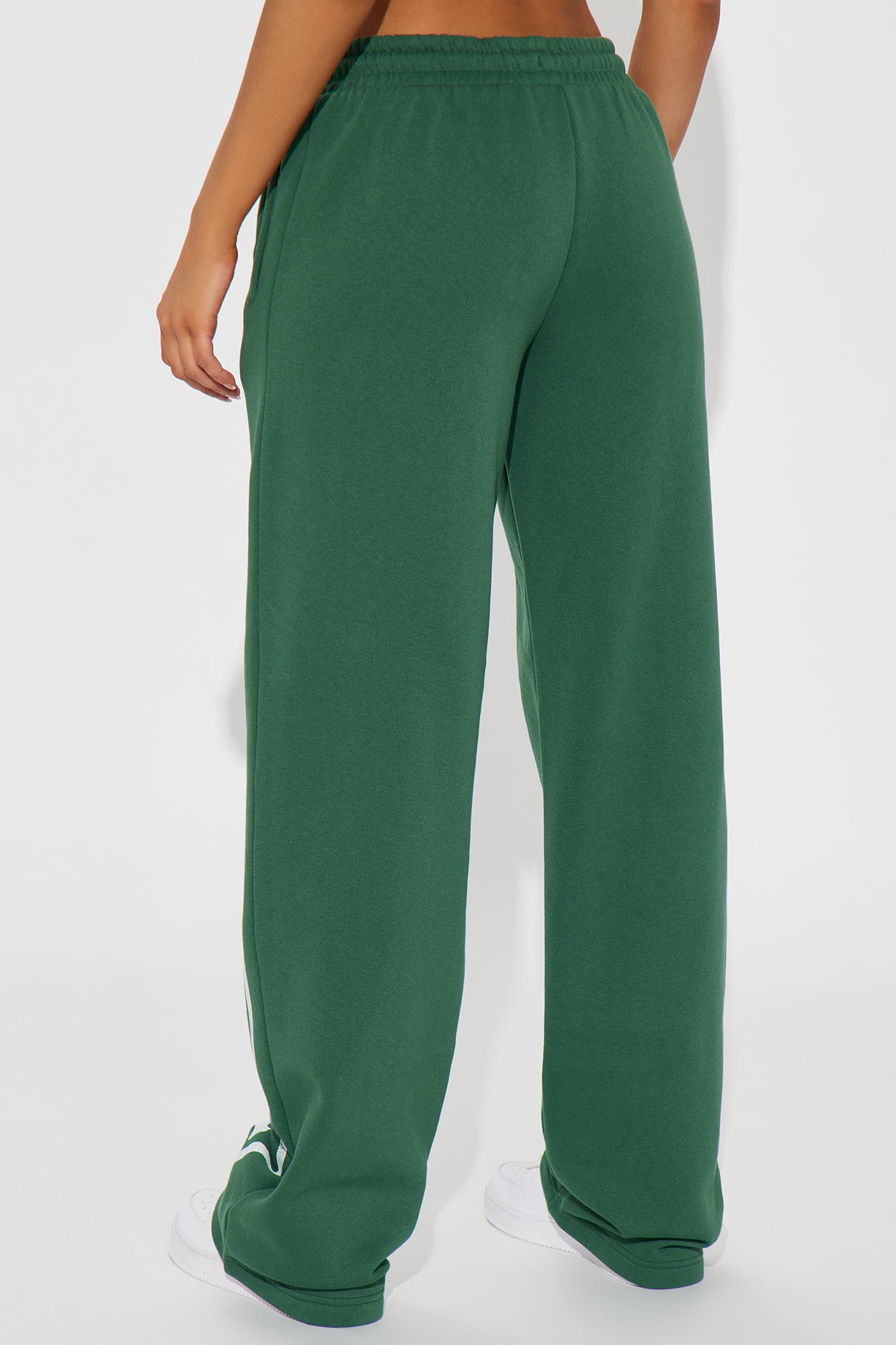 Von Dutch Washed Wide Leg Pant - Hunter Green - Image 4