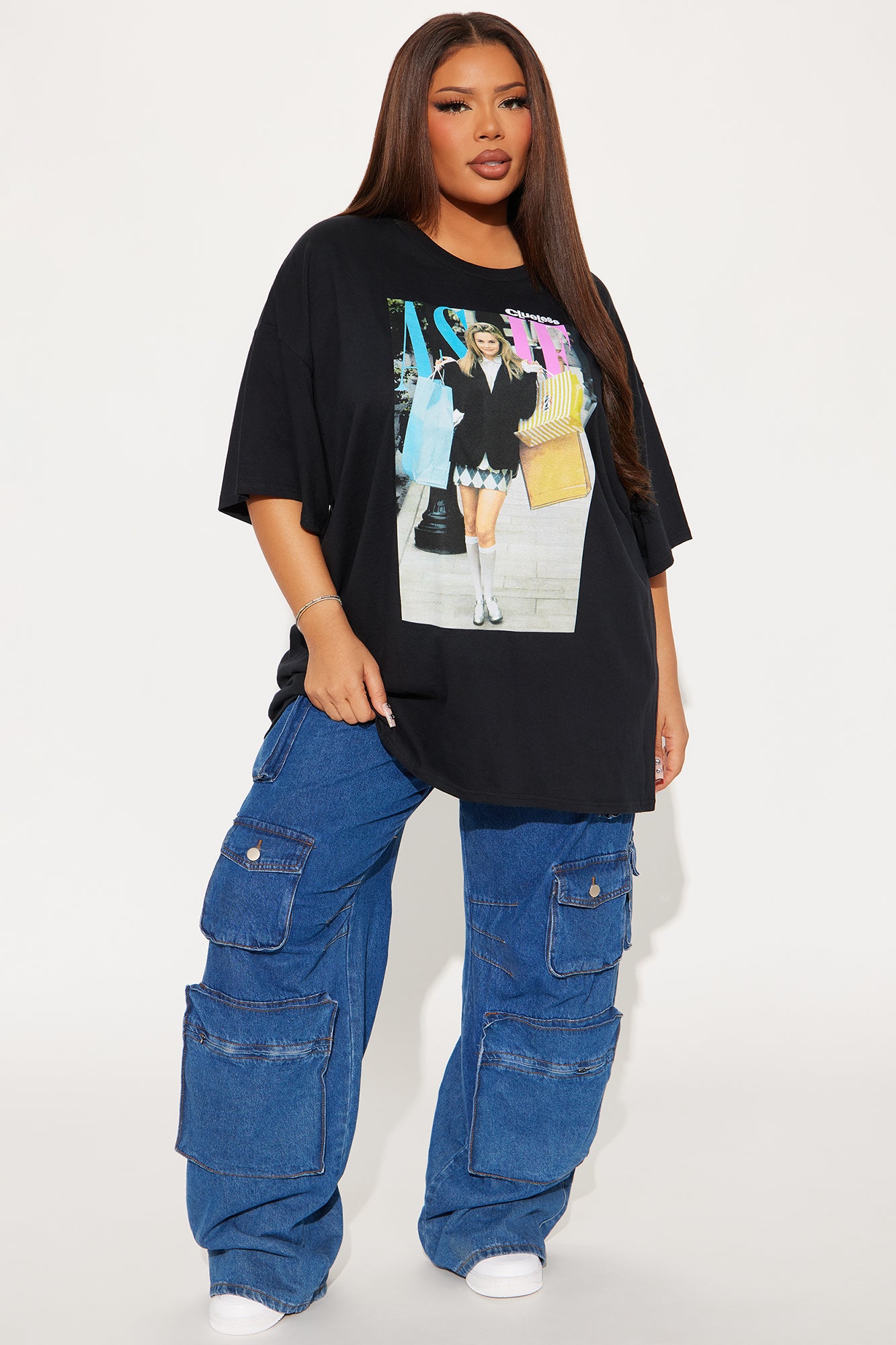 Clueless AS IF Tee - Black - Image 5