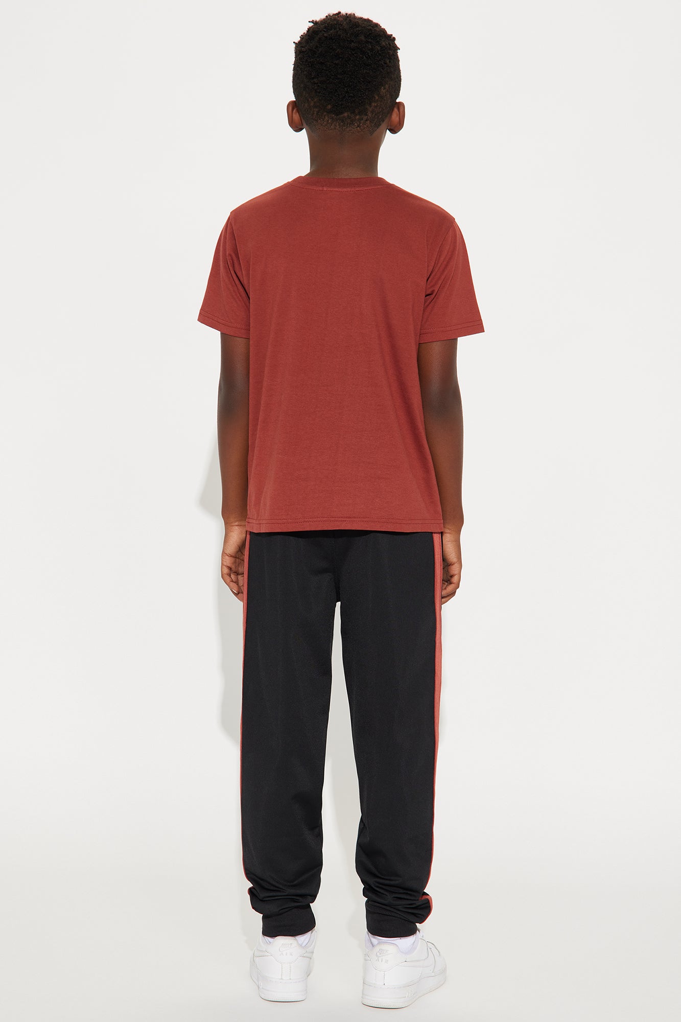 Mini Your Inner Animal Pant Set - Burgundy/combo - Image 4