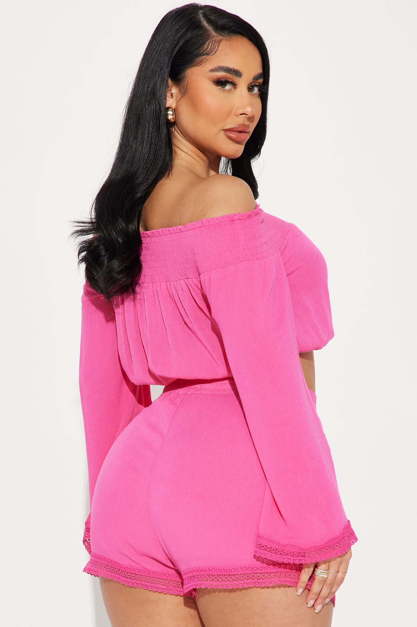 Down Time Short Set - Pink - Image 3