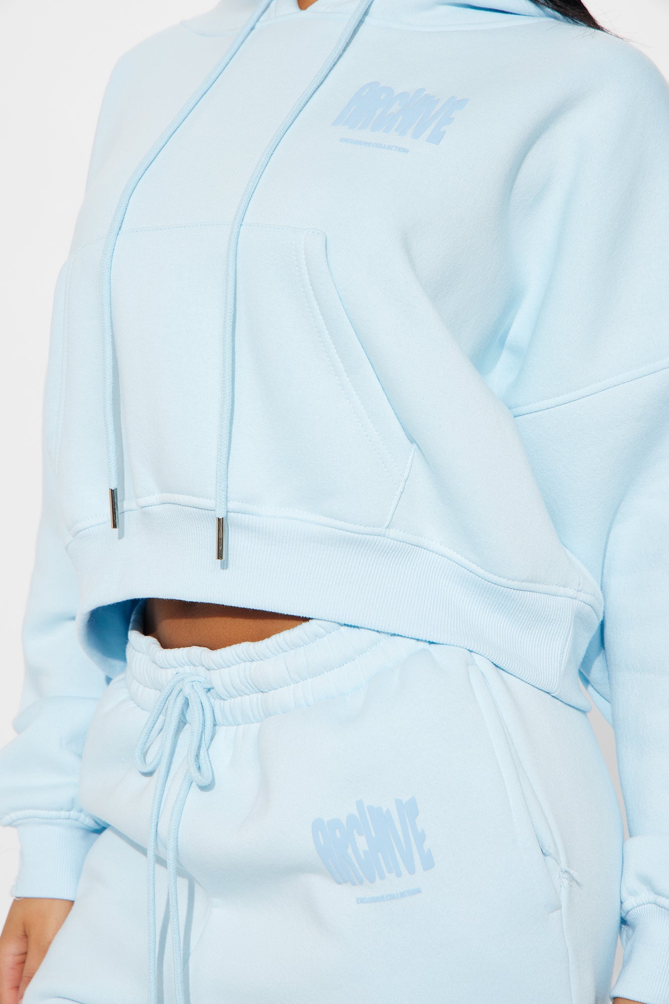 Archive Mode Fleece Pant Set - Light Blue - Image 4
