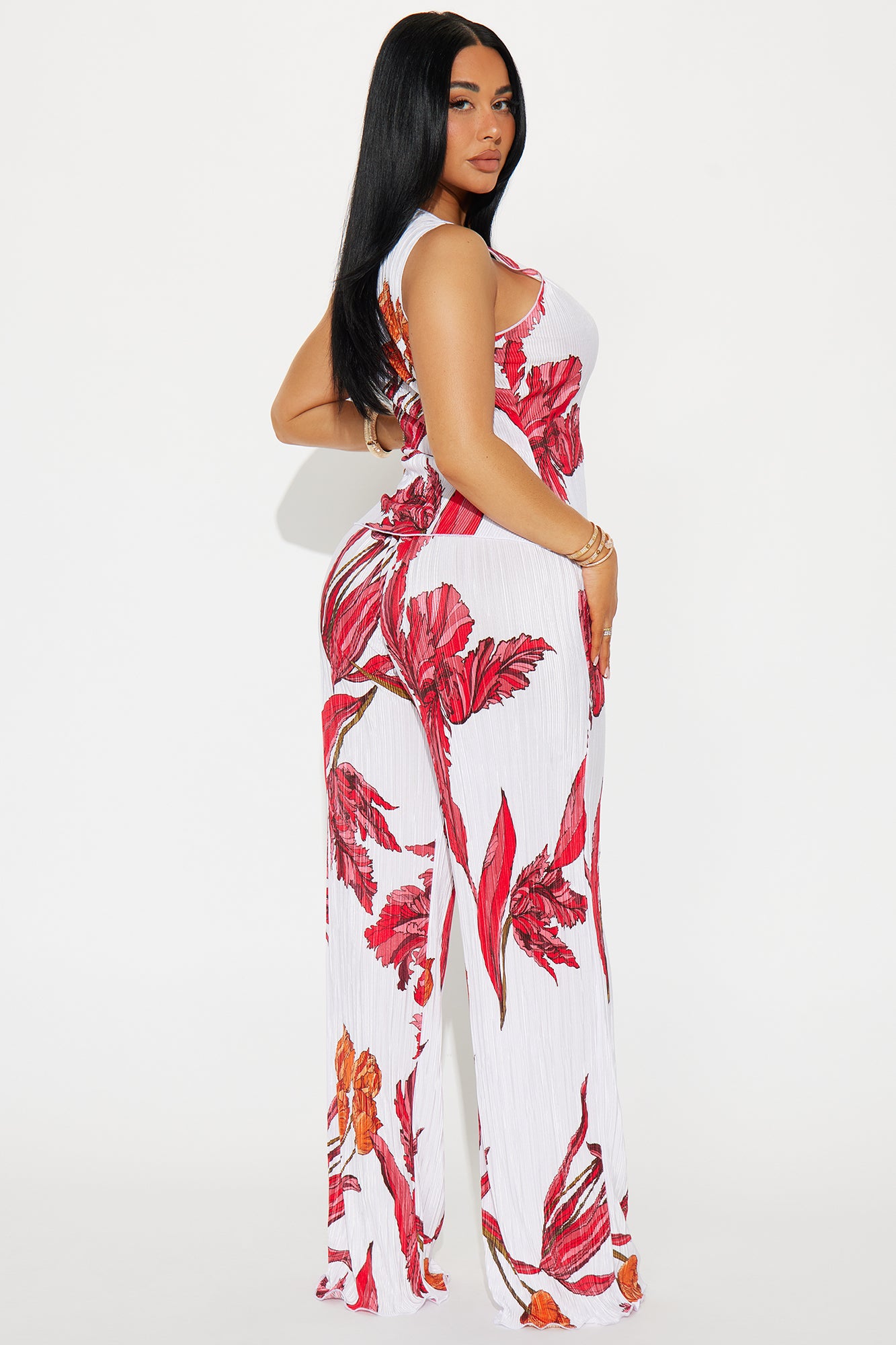 Flora Vista Pant Set - White/combo - Image 3