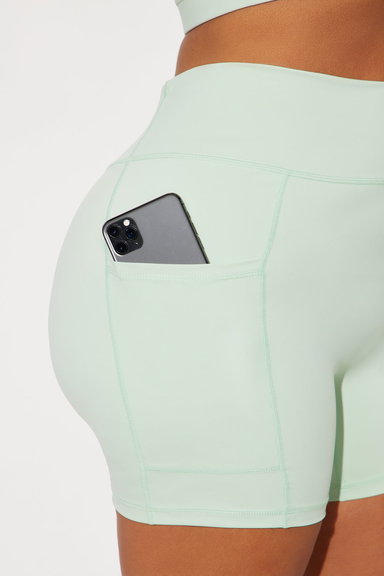 Stay Alert Active Short Set - Mint - Image 6
