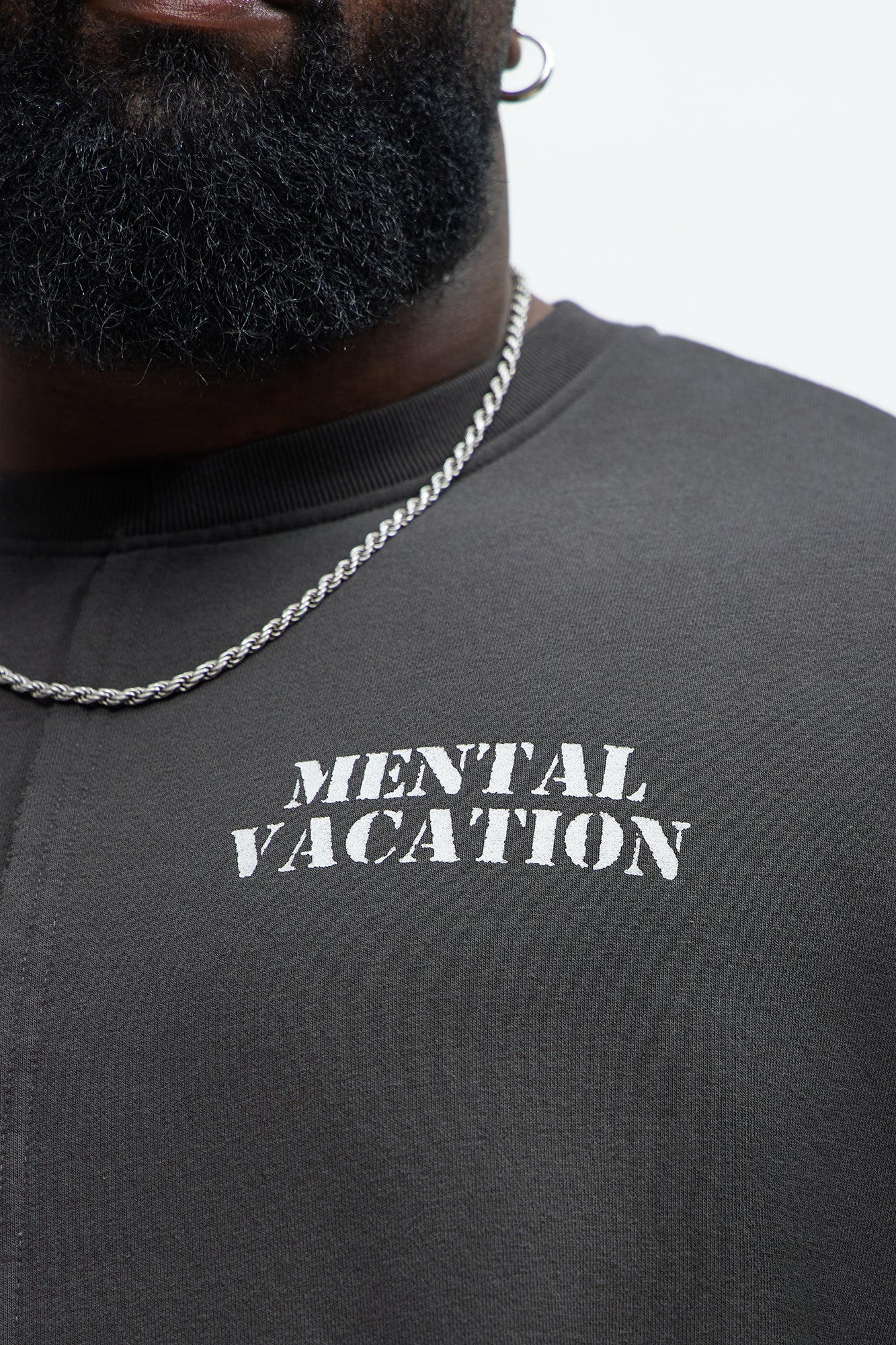 Mental Vacation Sweatshirt - Black - Image 7