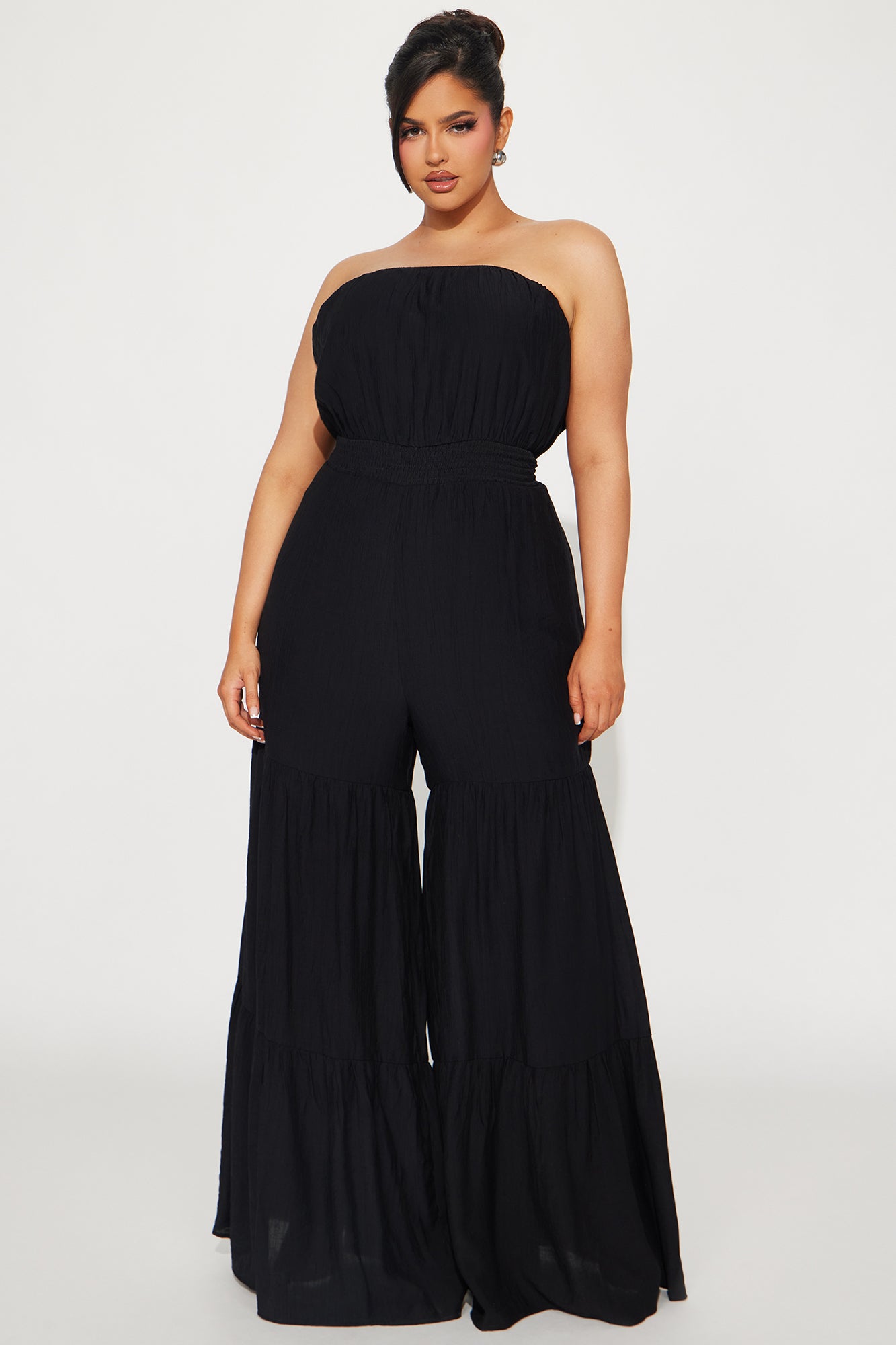 Talkin' Brunch Jumpsuit  - Black - Image 4