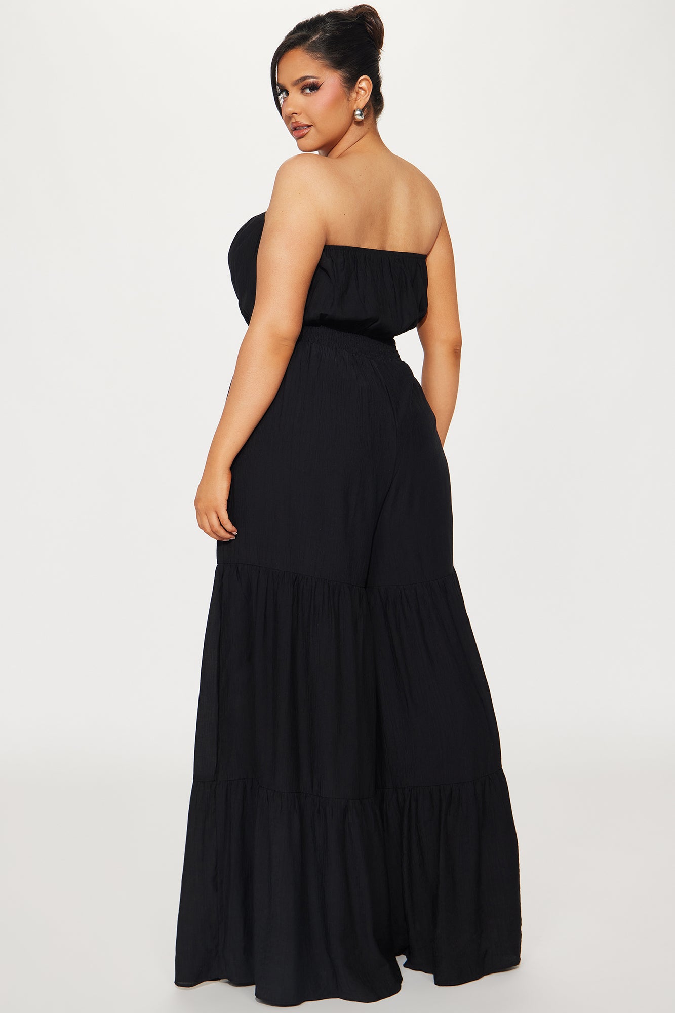 Talkin' Brunch Jumpsuit  - Black - Image 6