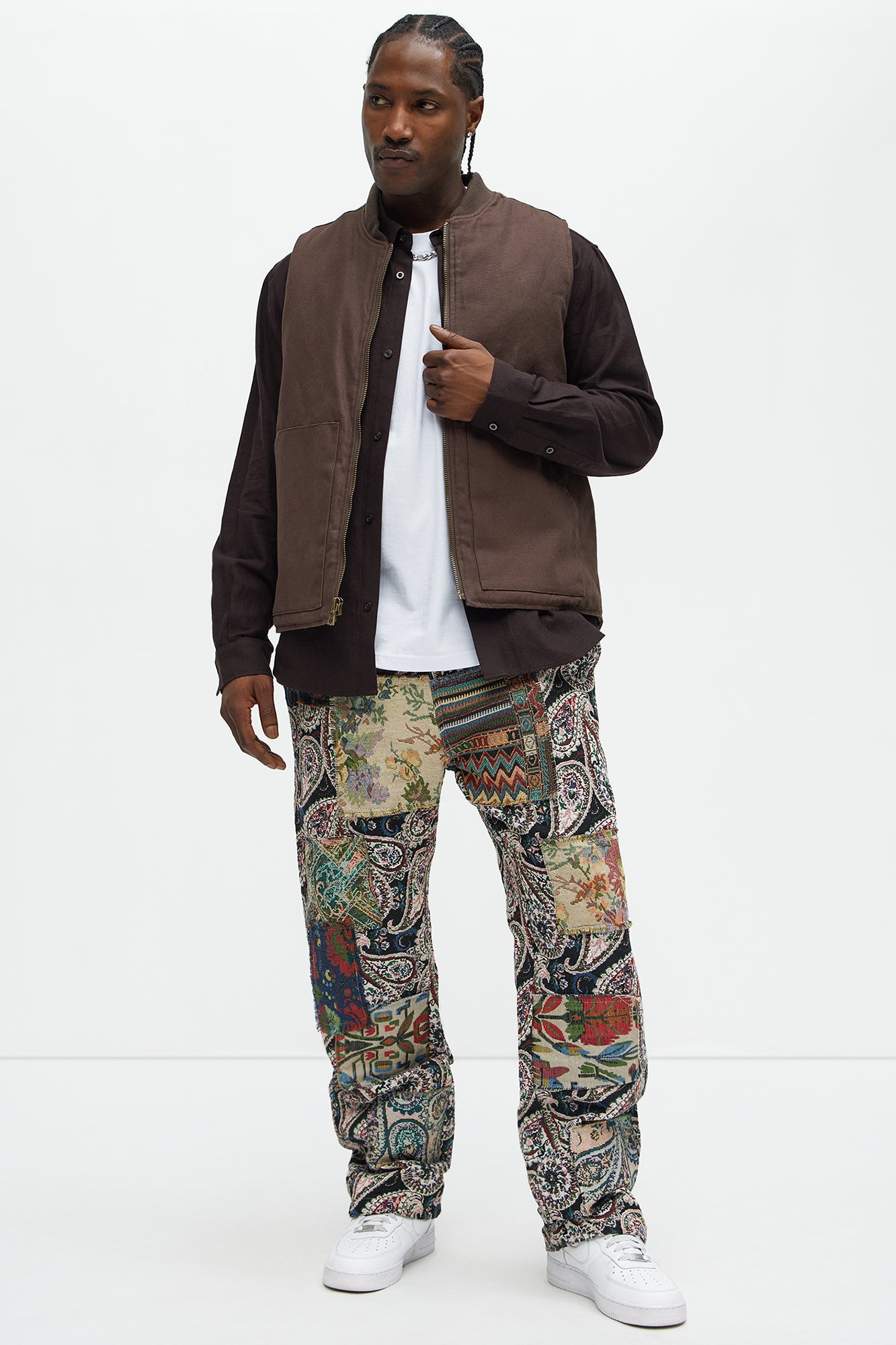 Straight Patch It Up For Me Pants - Multi Color - Image 3