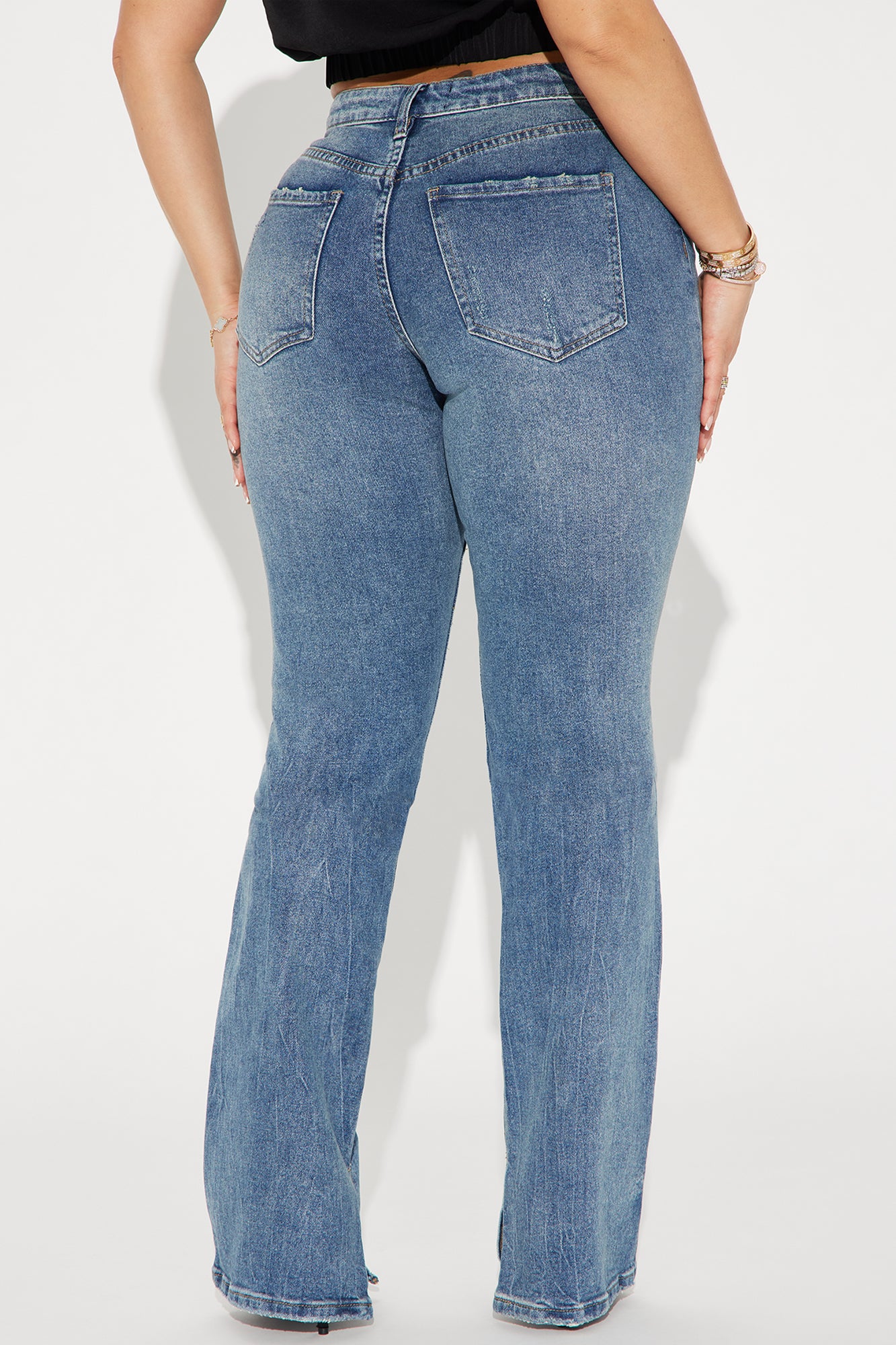Baddest One Around Bootcut Jeans - Medium Wash - Image 4