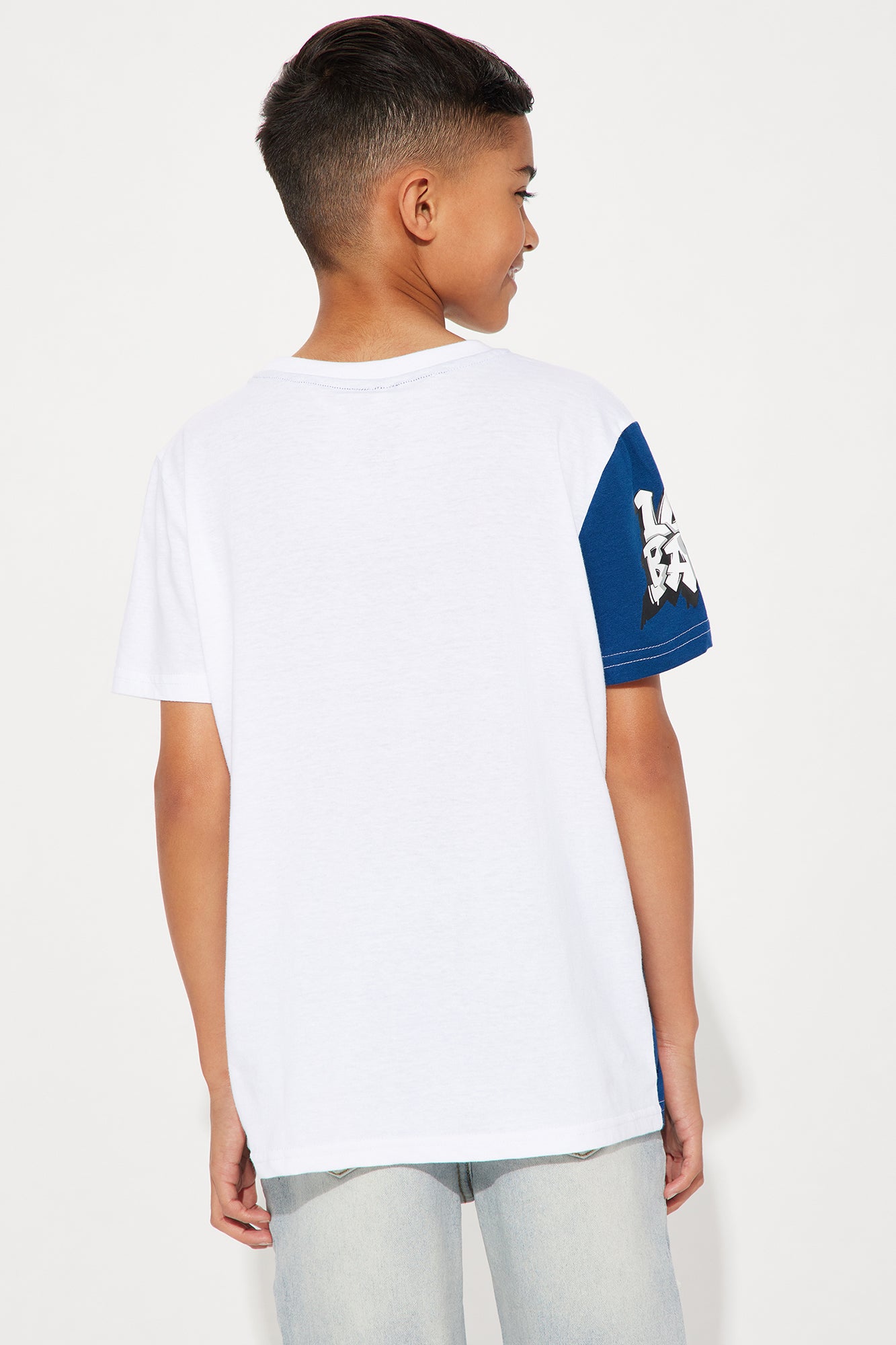 Mini Bart Simpson Colorblock Tee - White/combo - Image 5