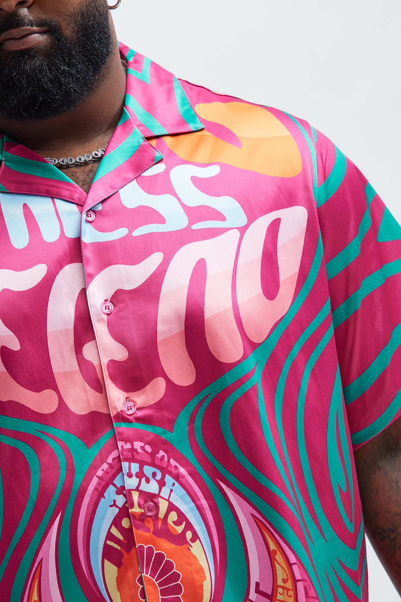 Eyes On Medusa Shirt - Fuchsia/combo - Image 8