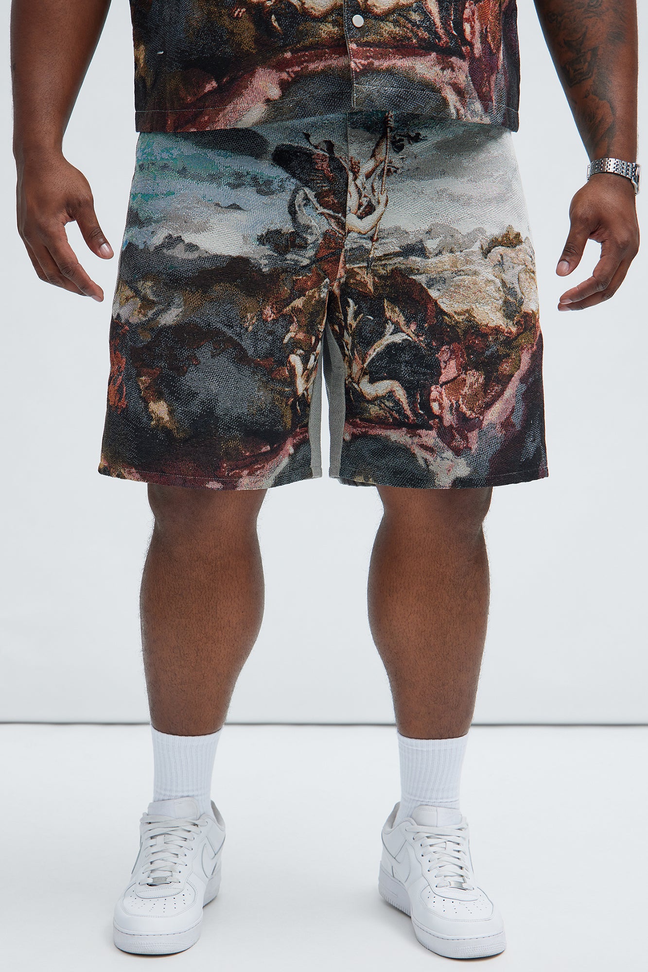Karl Tapestry Shorts - Multi Color - Image 5