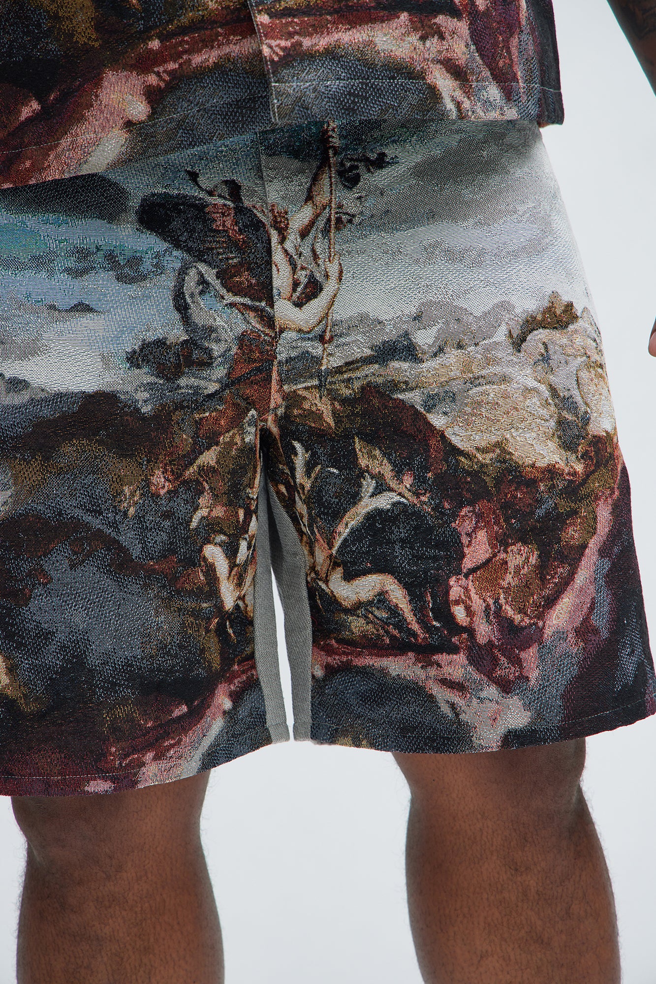 Karl Tapestry Shorts - Multi Color - Image 7