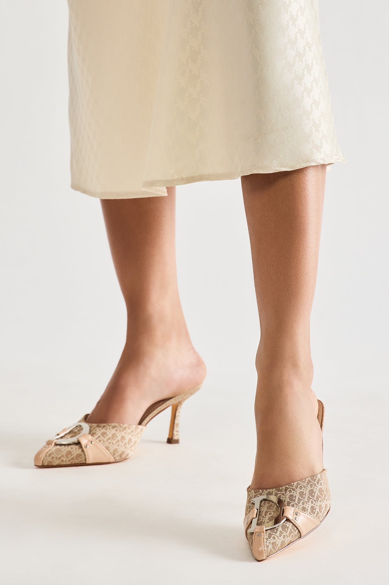 Crawford Hardware Pumps - Nude/combo - Image 3