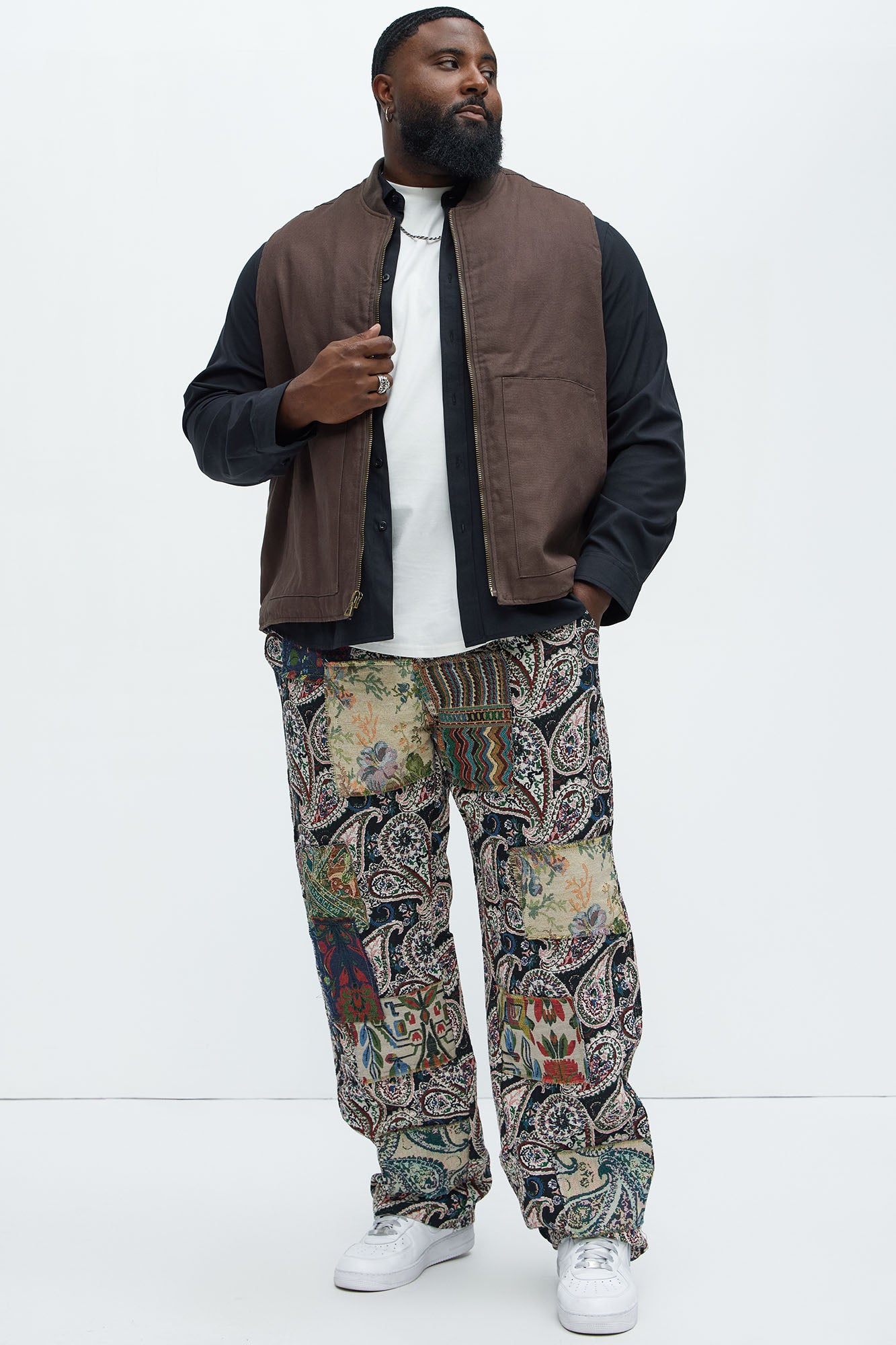 Straight Patch It Up For Me Pants - Multi Color - Image 9