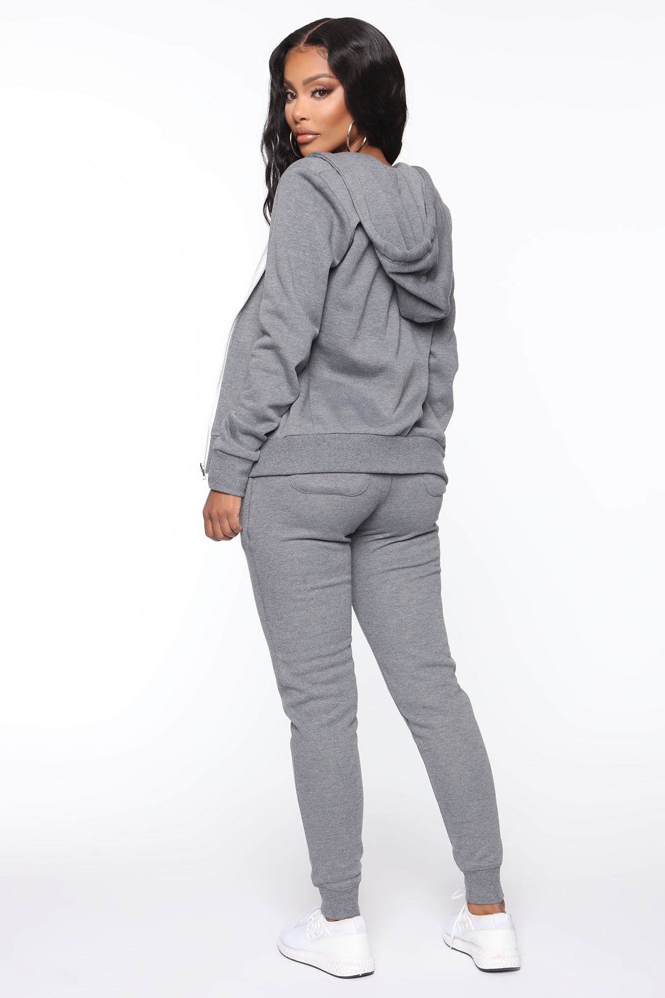 Relaxed Vibe Joggers - Heather Grey - Image 3