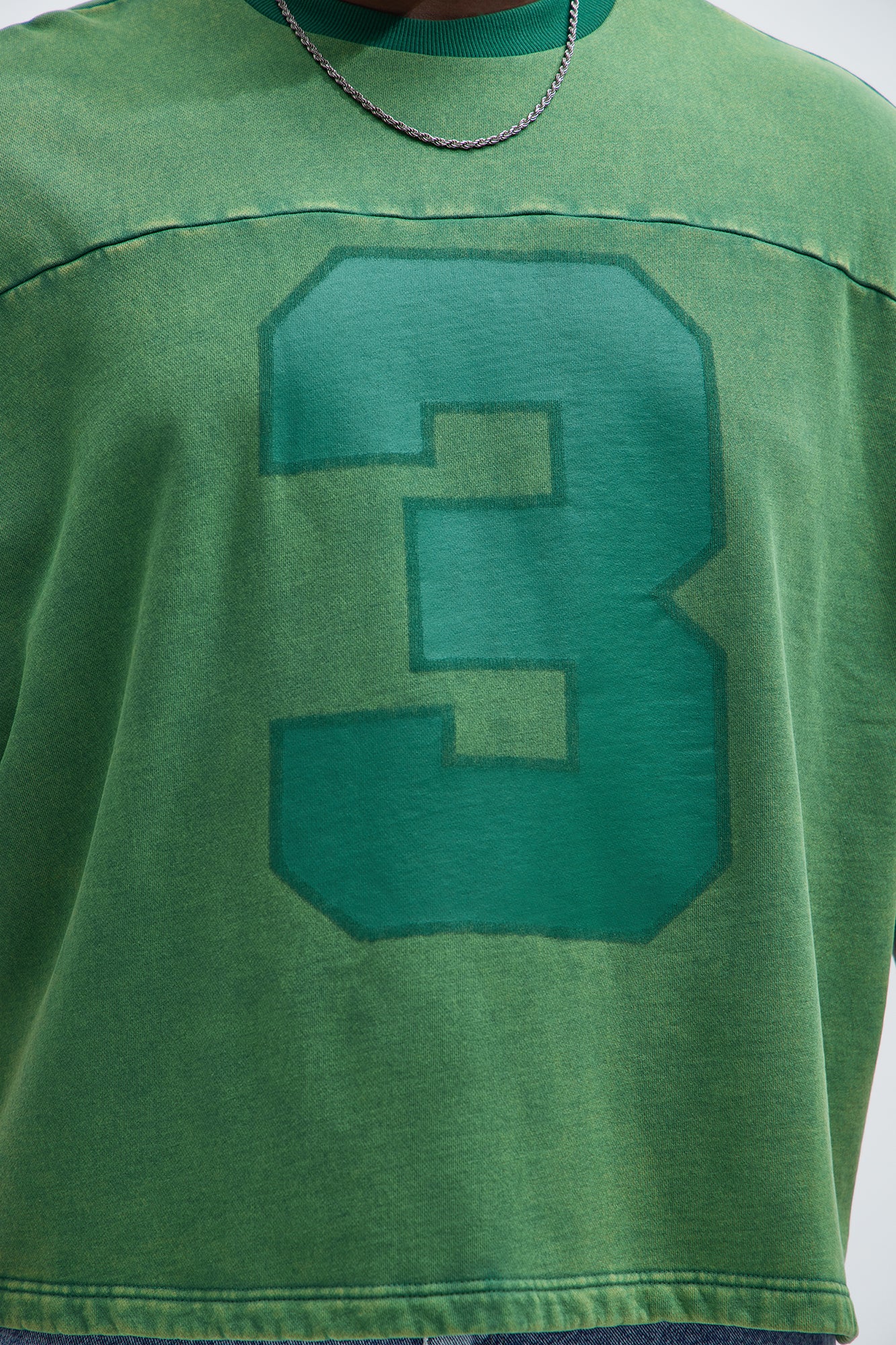 Kyle Oversized Tee - Green - Image 8