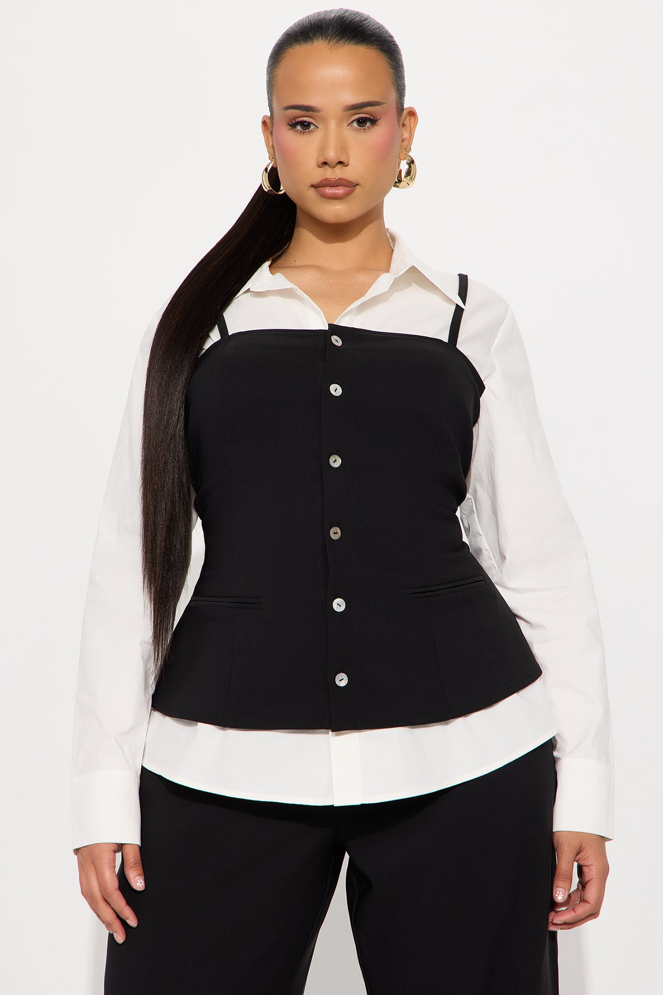 Meeting Mode Pant Set - Black - Image 5