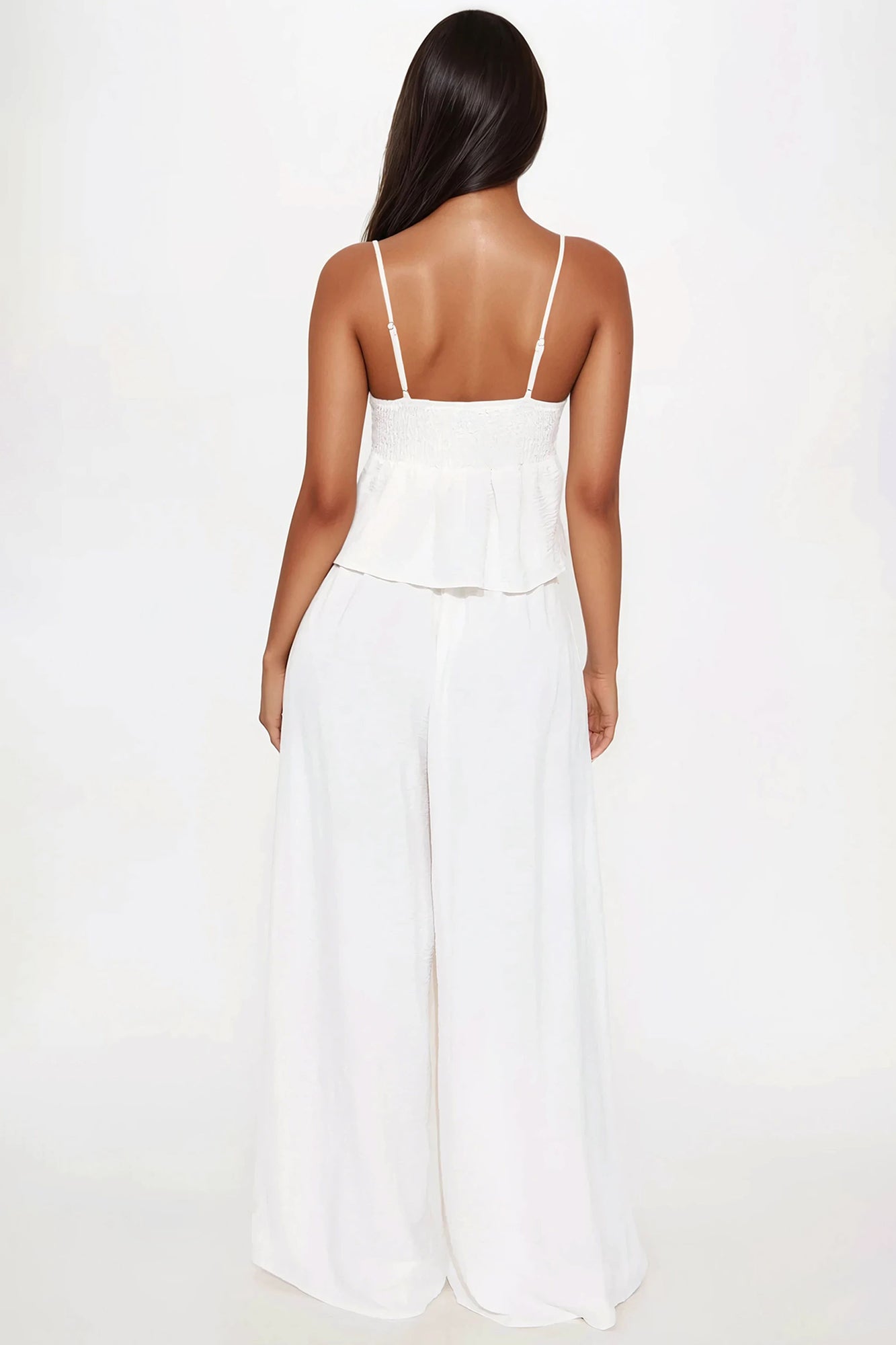 Amina Pant Set - White - Image 3