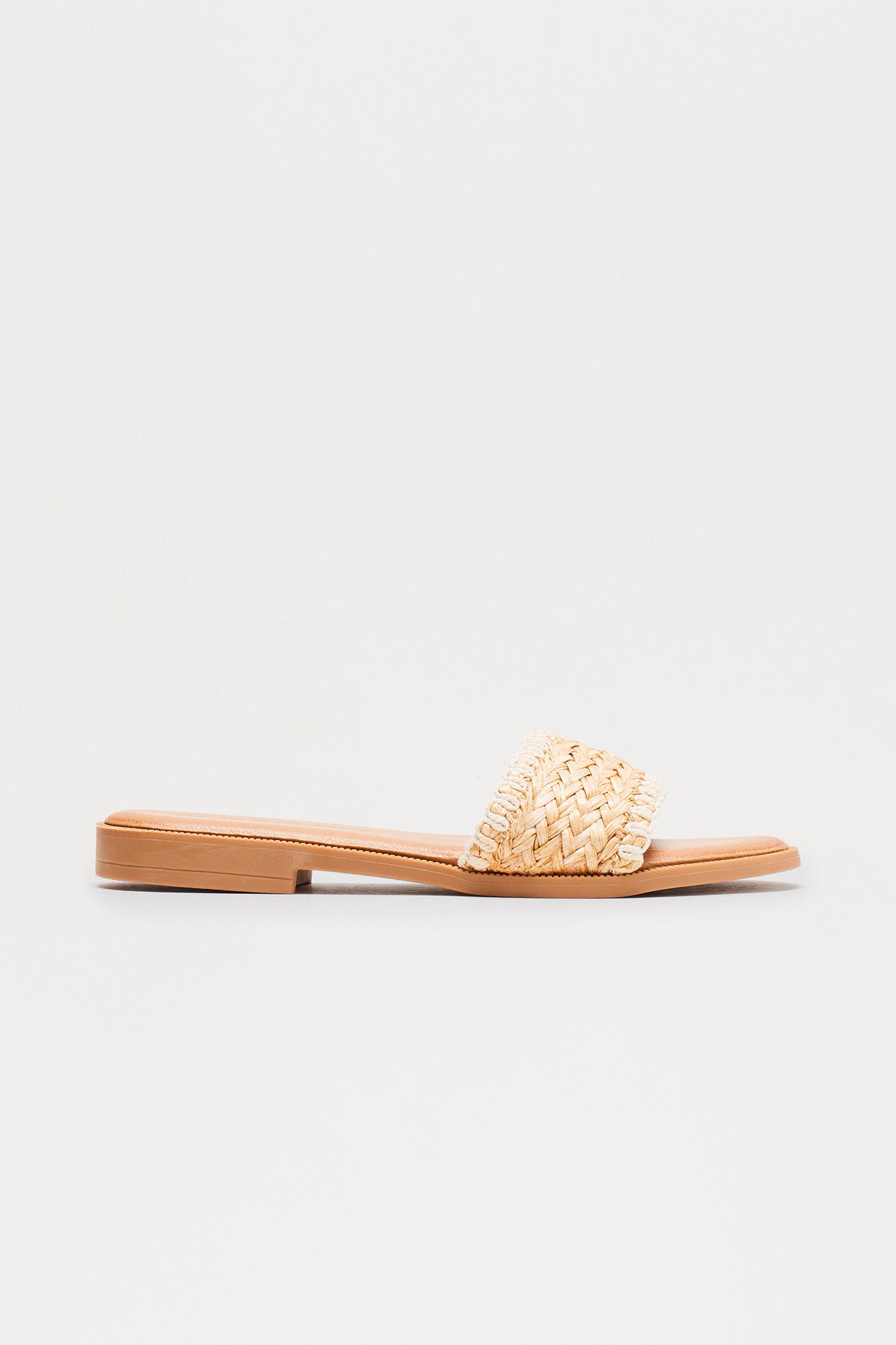 Wakiki Raffia Sandals - Beige - Image 3
