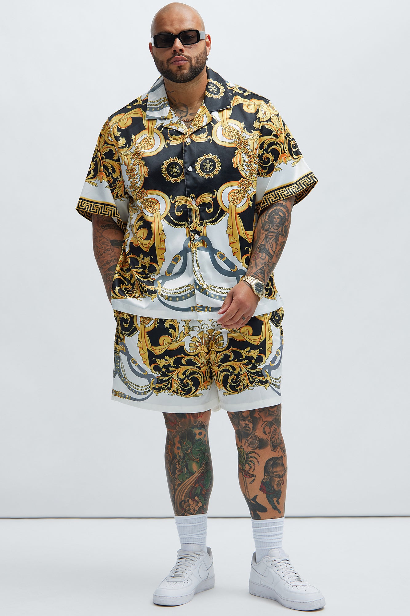 Calabria Baroque Shirt - Black/combo - Image 5