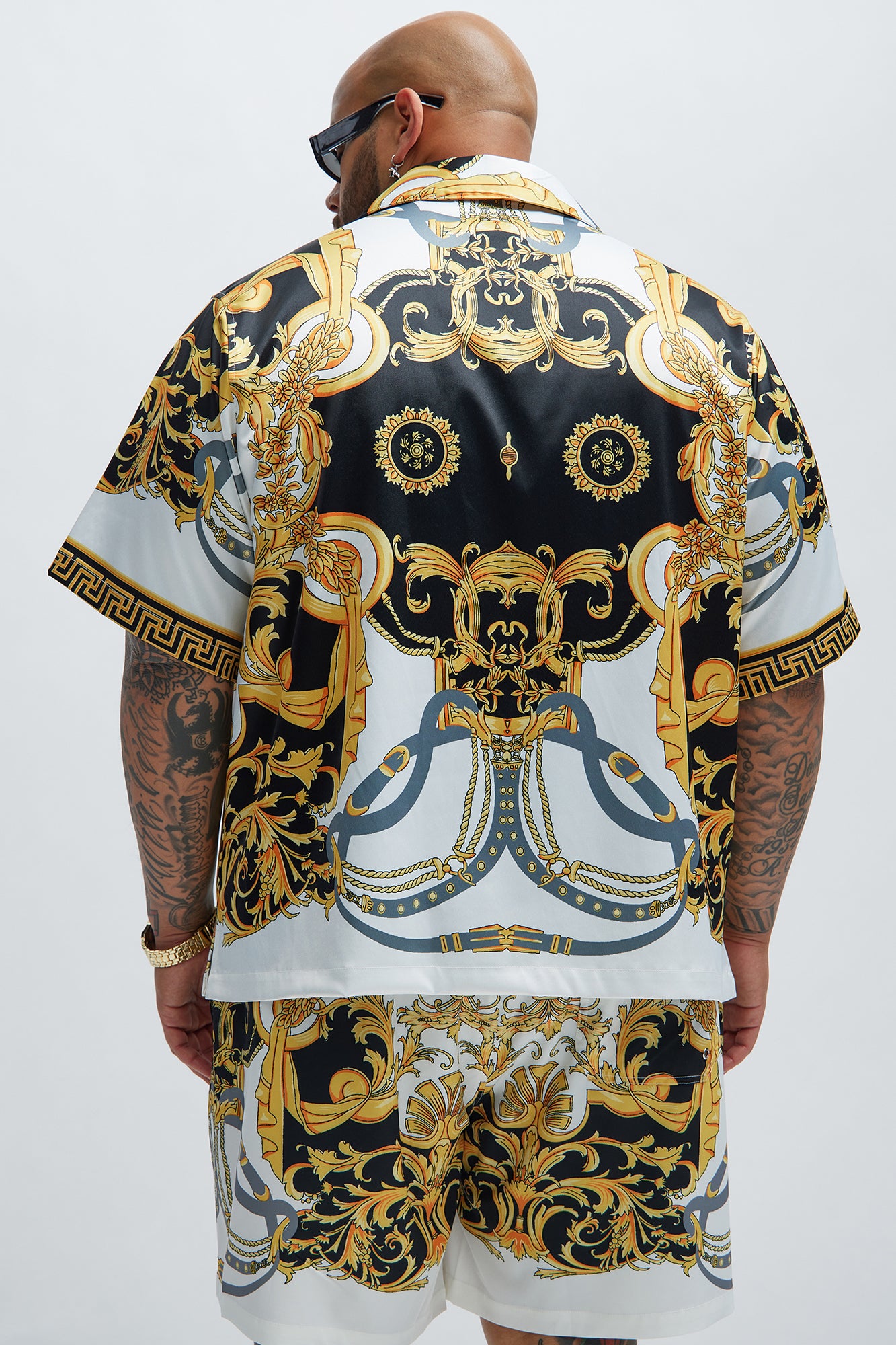 Calabria Baroque Shirt - Black/combo - Image 6