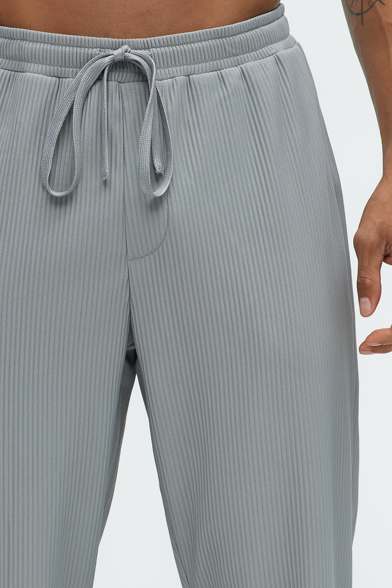 Show Up Slim Slit Pants - Grey - Image 4