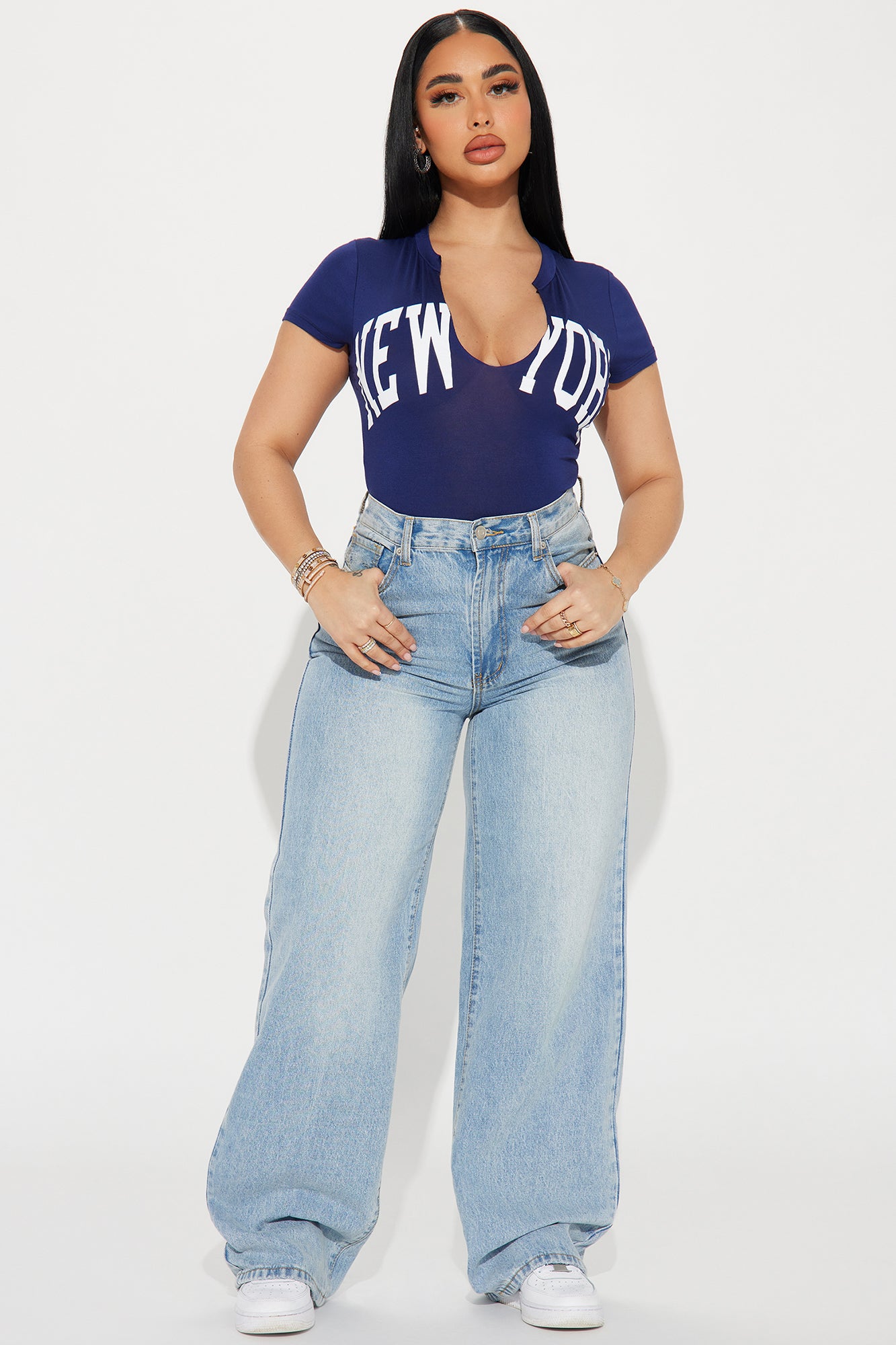 New York Bodysuit - Navy - Image 4