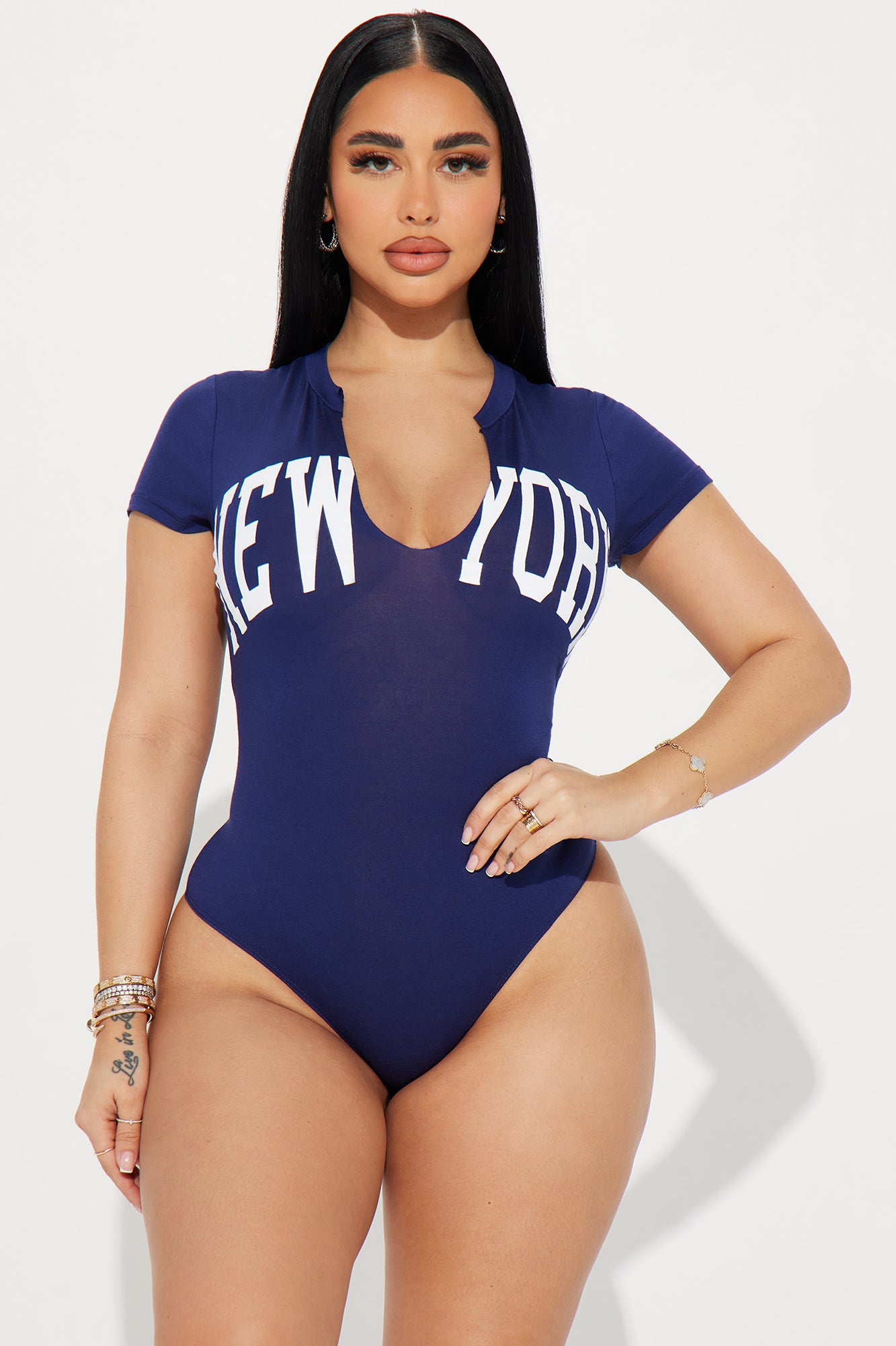 New York Bodysuit - Navy - Image 3