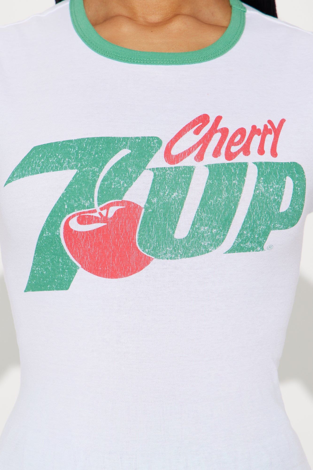 7UP Cherry Ringer Tee - White/combo - Image 4