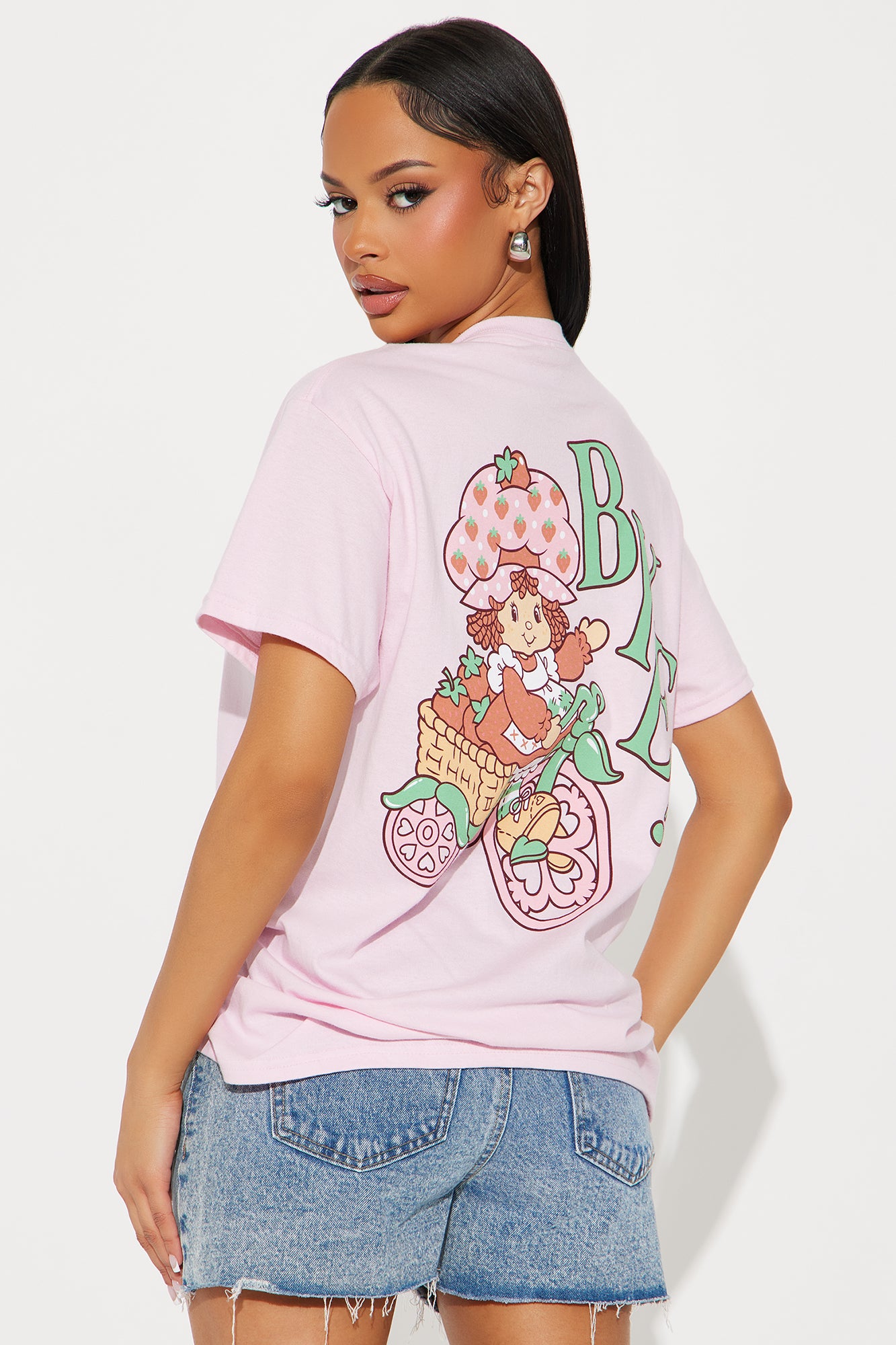 Strawberry Shortcake I'm Busy Tee - Pink - Image 3