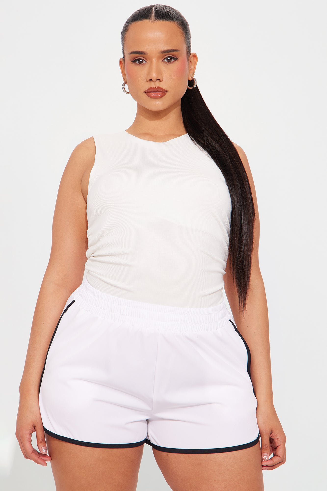 Clubhouse Crew Seamless Ribbed Active Top - White - Image 5