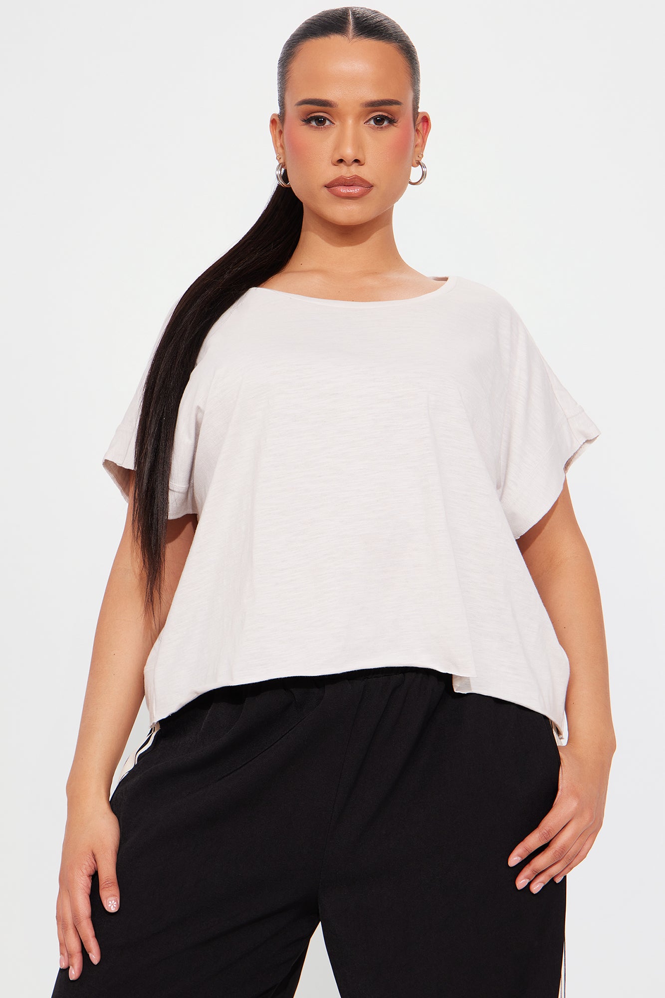 Everyday Active Slub Tee - Heather Grey - Image 4