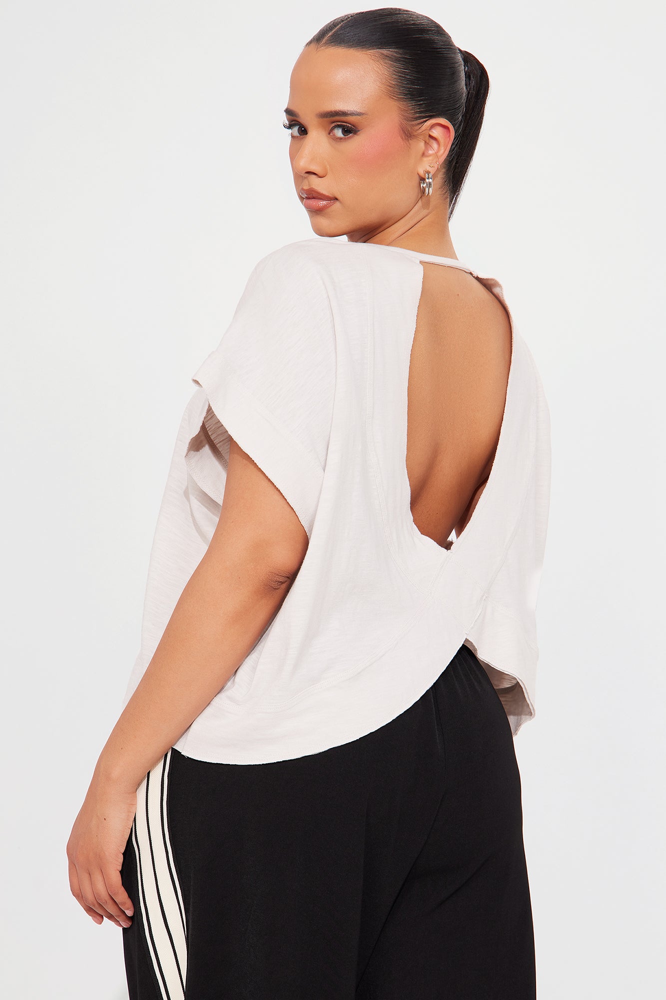 Everyday Active Slub Tee - Heather Grey - Image 6