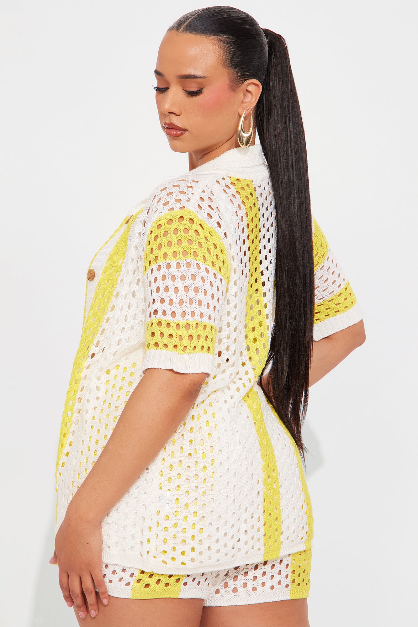 Sunshine Crochet Short Set - Yellow/combo - Image 6
