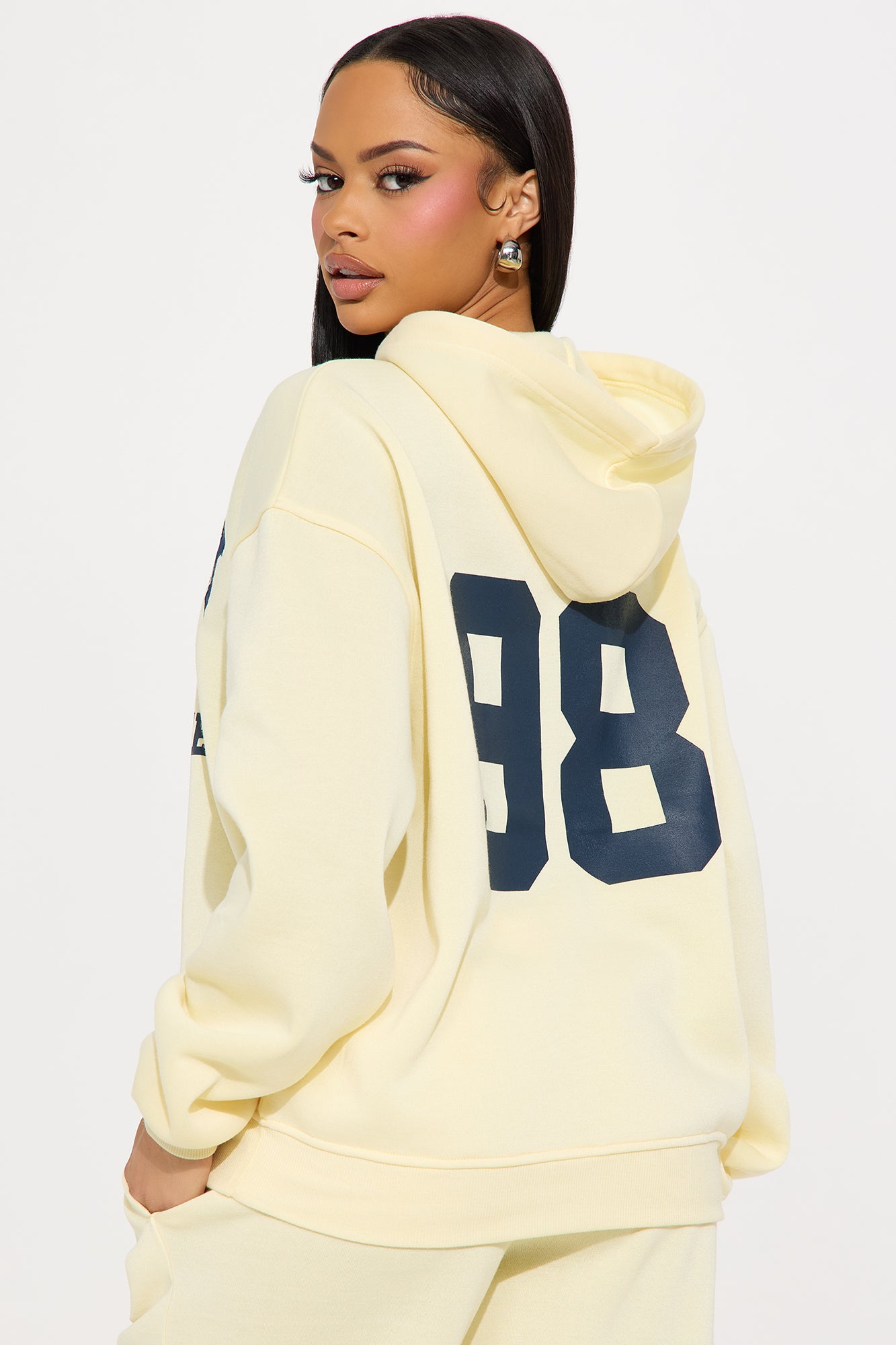New York Or Nowhere Hoodie - Yellow - Image 3