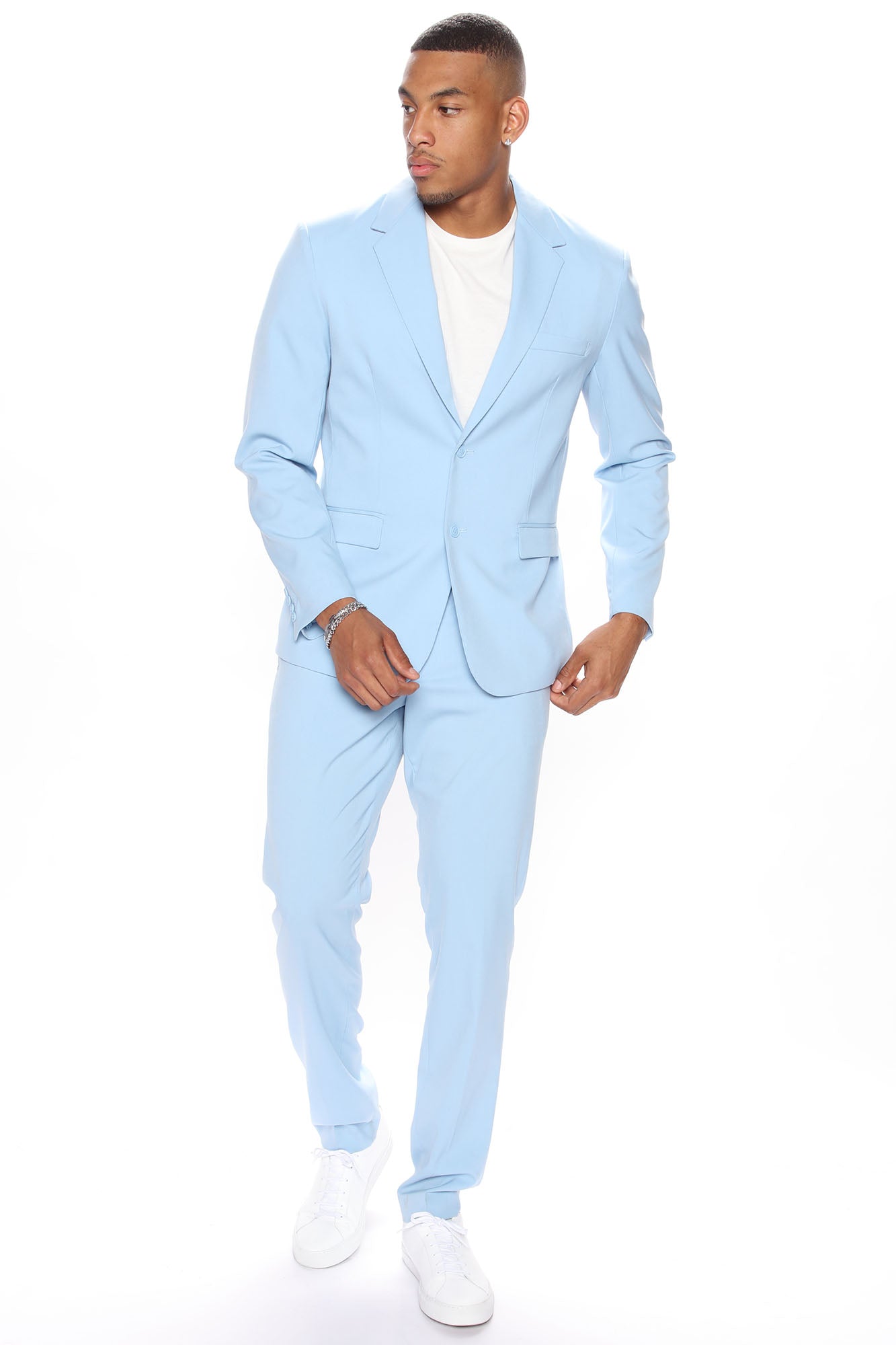The Modern Stretch Suit Jacket - Light Blue - Image 7