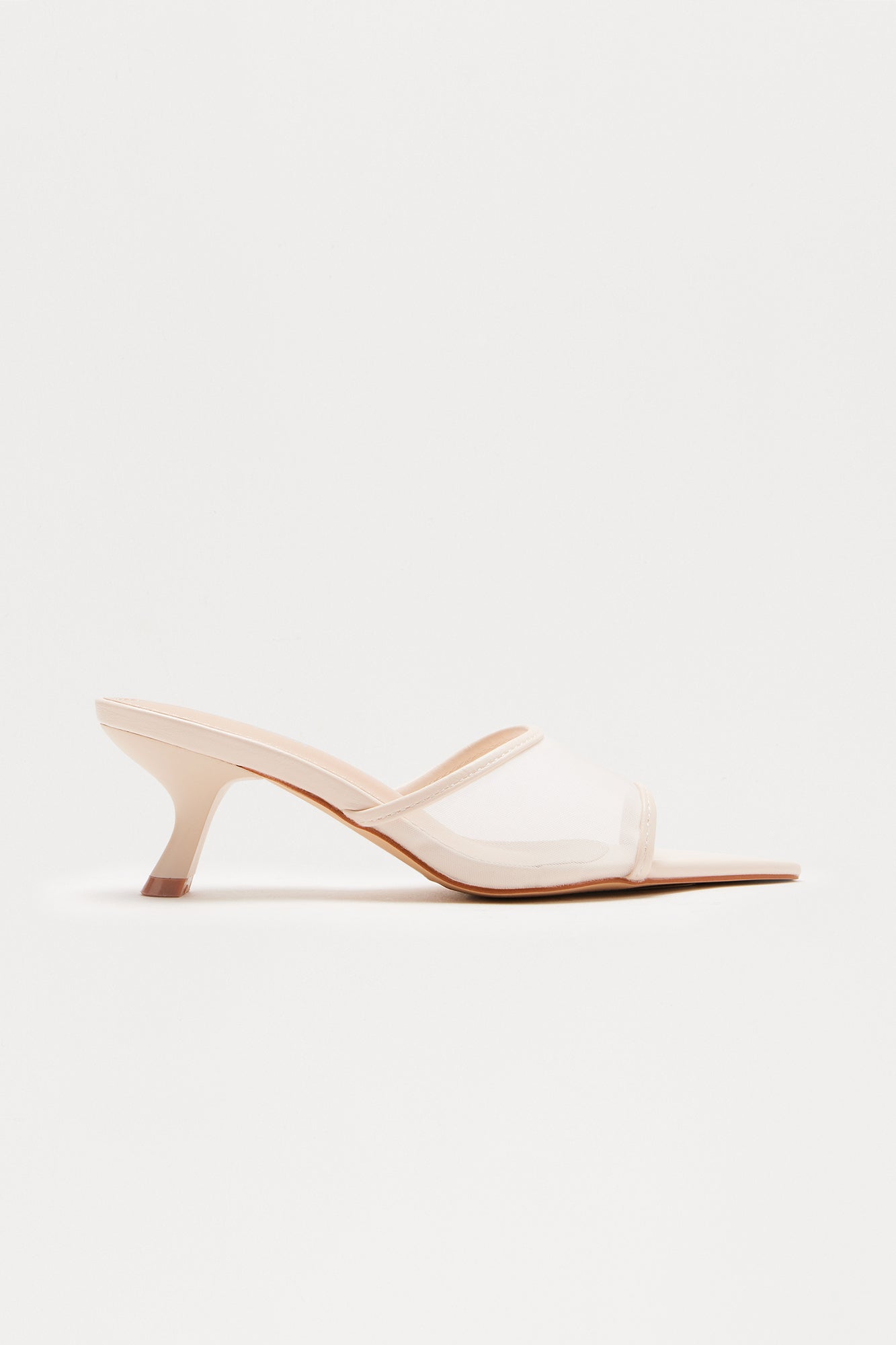Ginny Mesh Mules - Off White - Image 3
