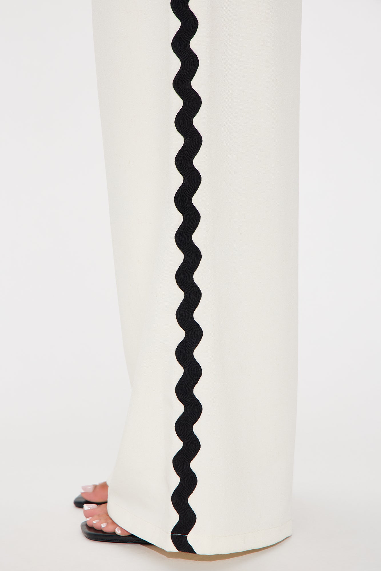 Take Me Higher Wide Leg Pant - Cream - Image 4