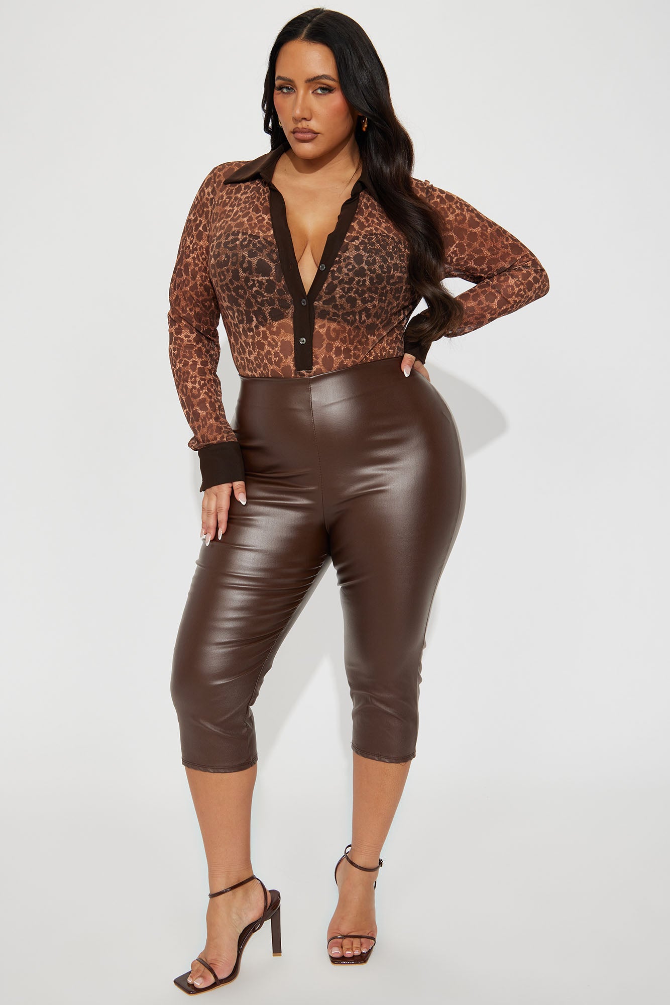 She's A Wild Thing Mesh Bodysuit - Leopard - Image 6