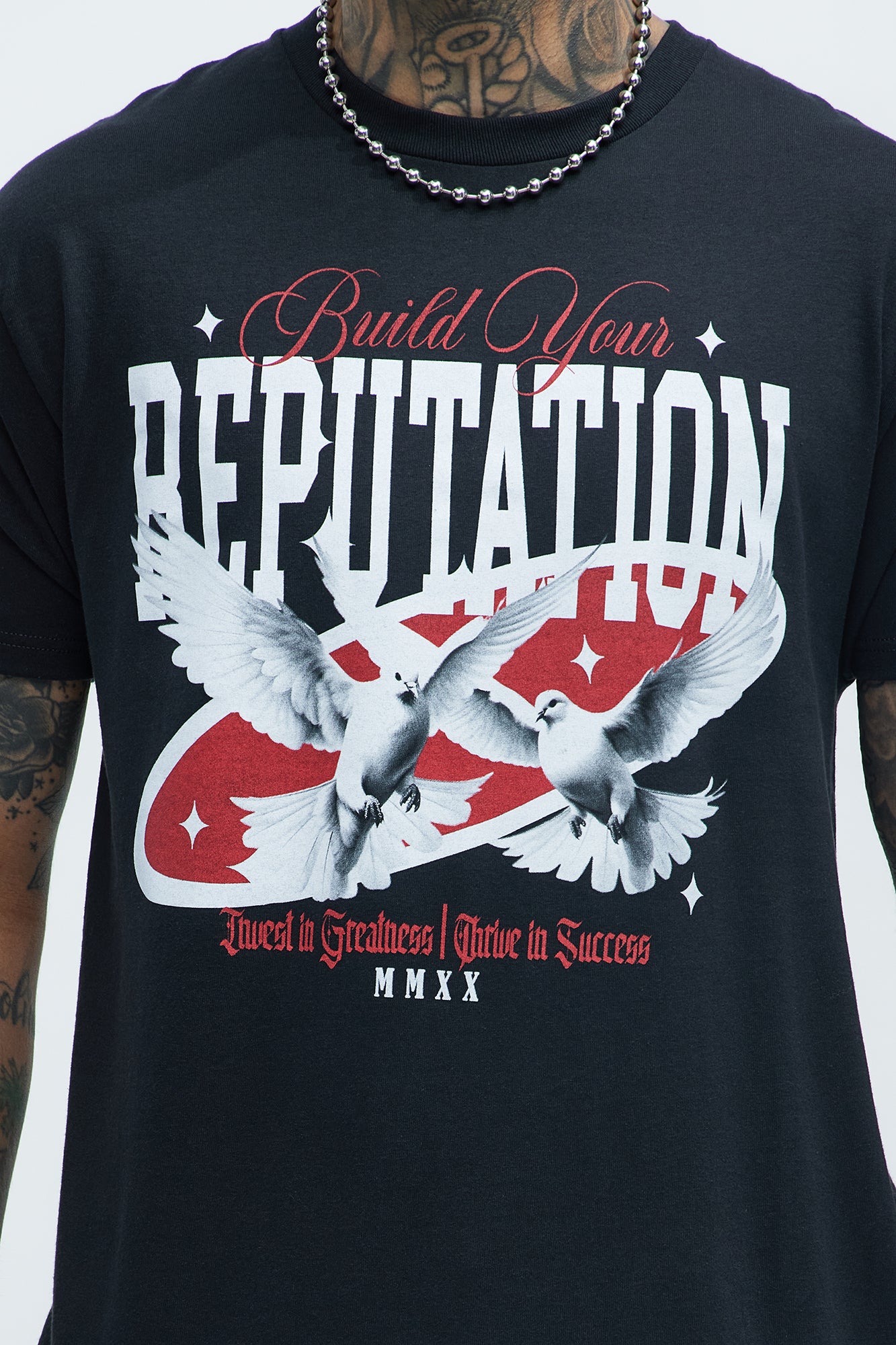 Build Your Reputation Short Sleeve Tee - Black - Image 3