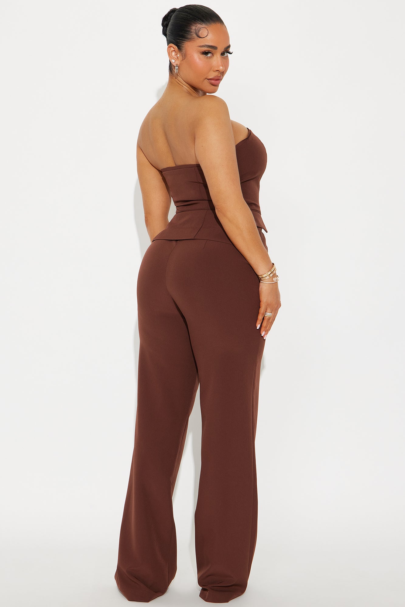 Making Decisions Pant Set - Chocolate - Image 3