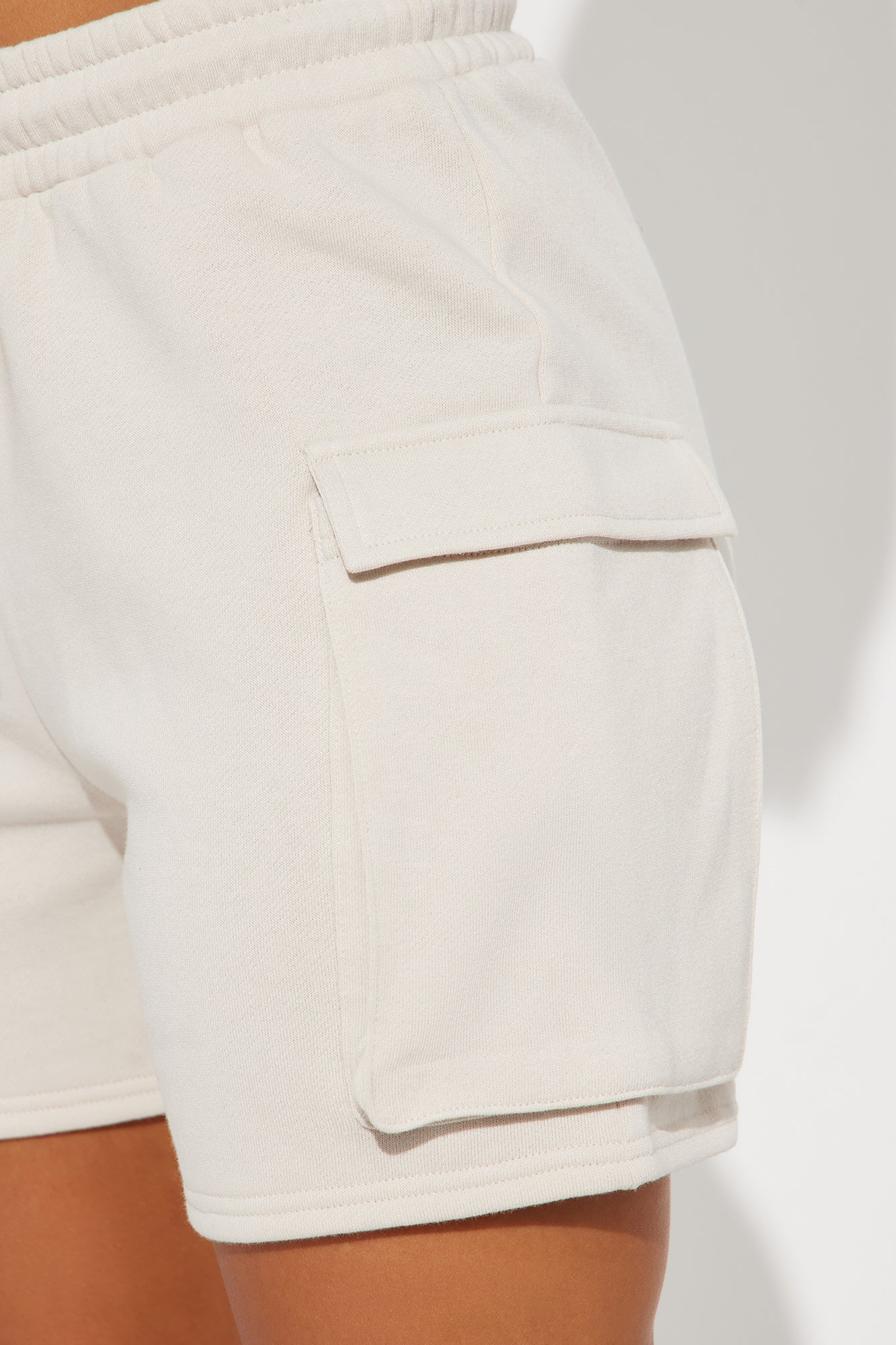 Put The Time In Lounge Short - Khaki - Image 3