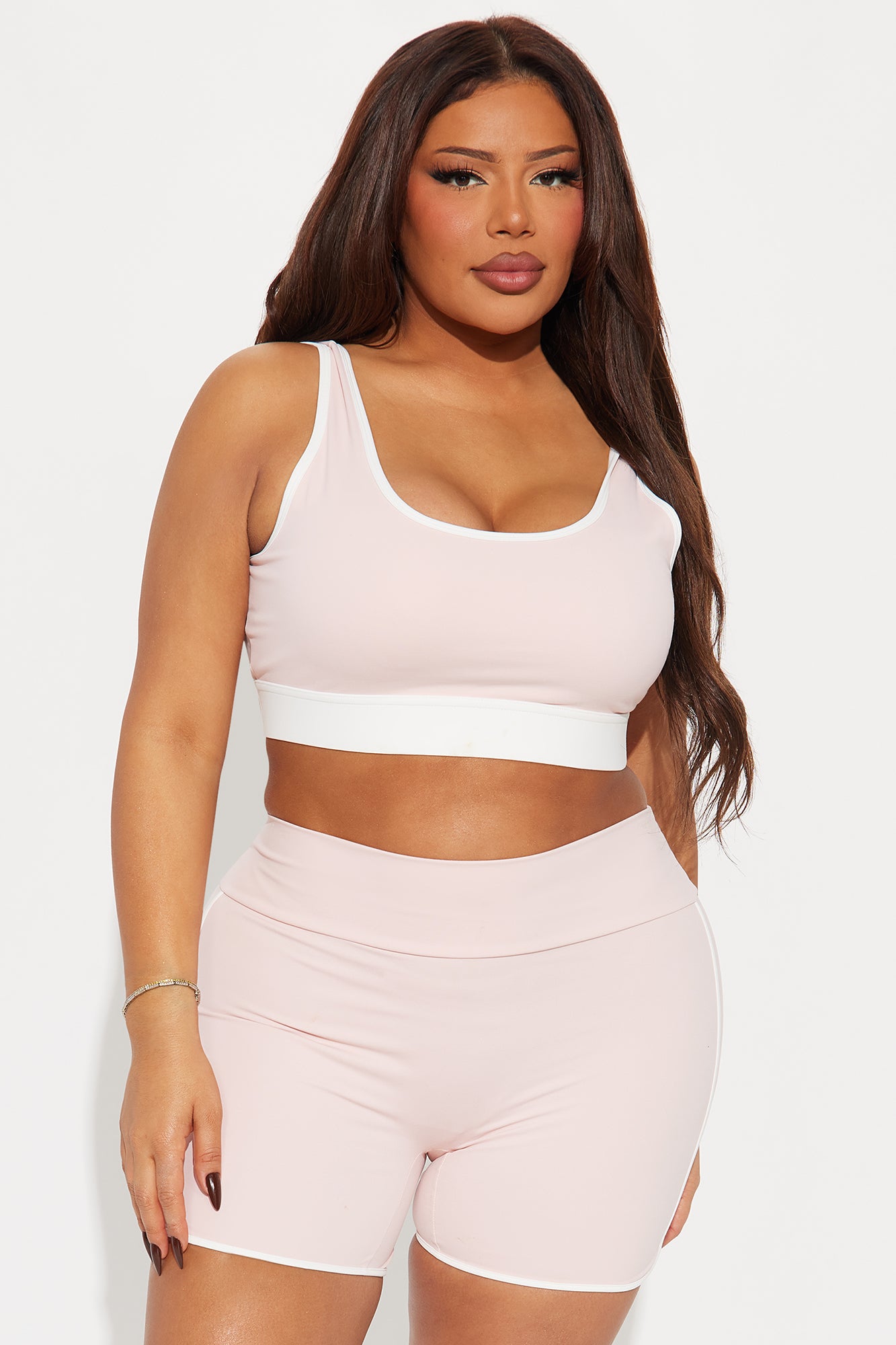Calm And Collected Sports Bra - Blush - Image 4
