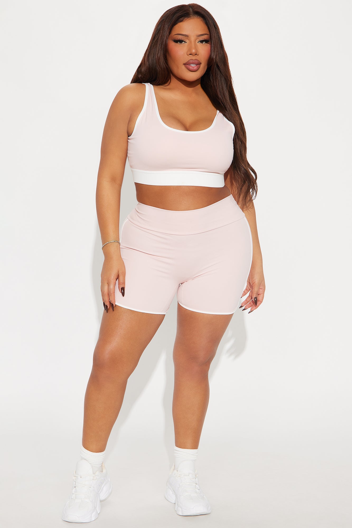 Calm And Collected Sports Bra - Blush - Image 5