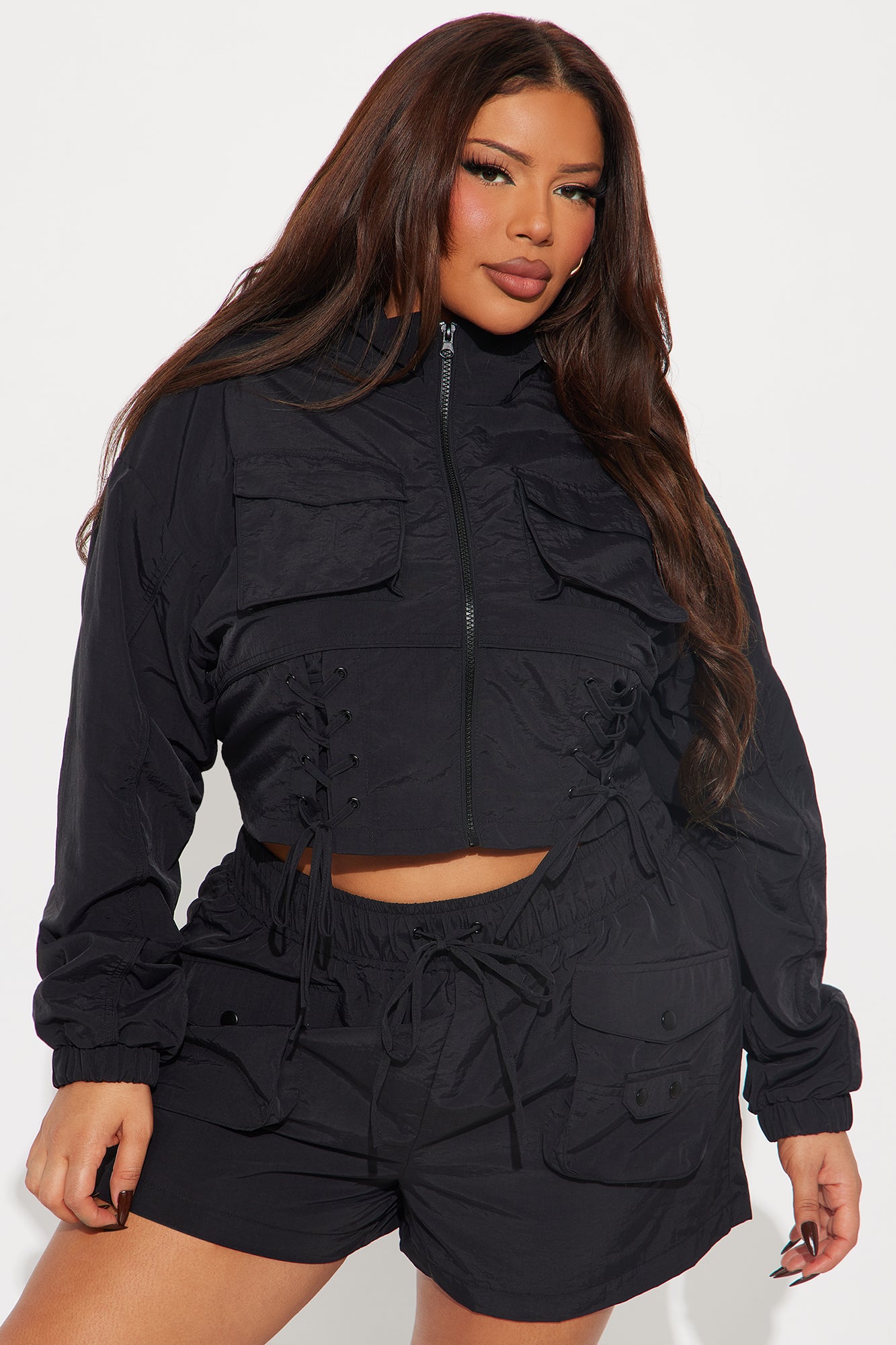 Best In The Game Windbreaker Jacket - Black - Image 7